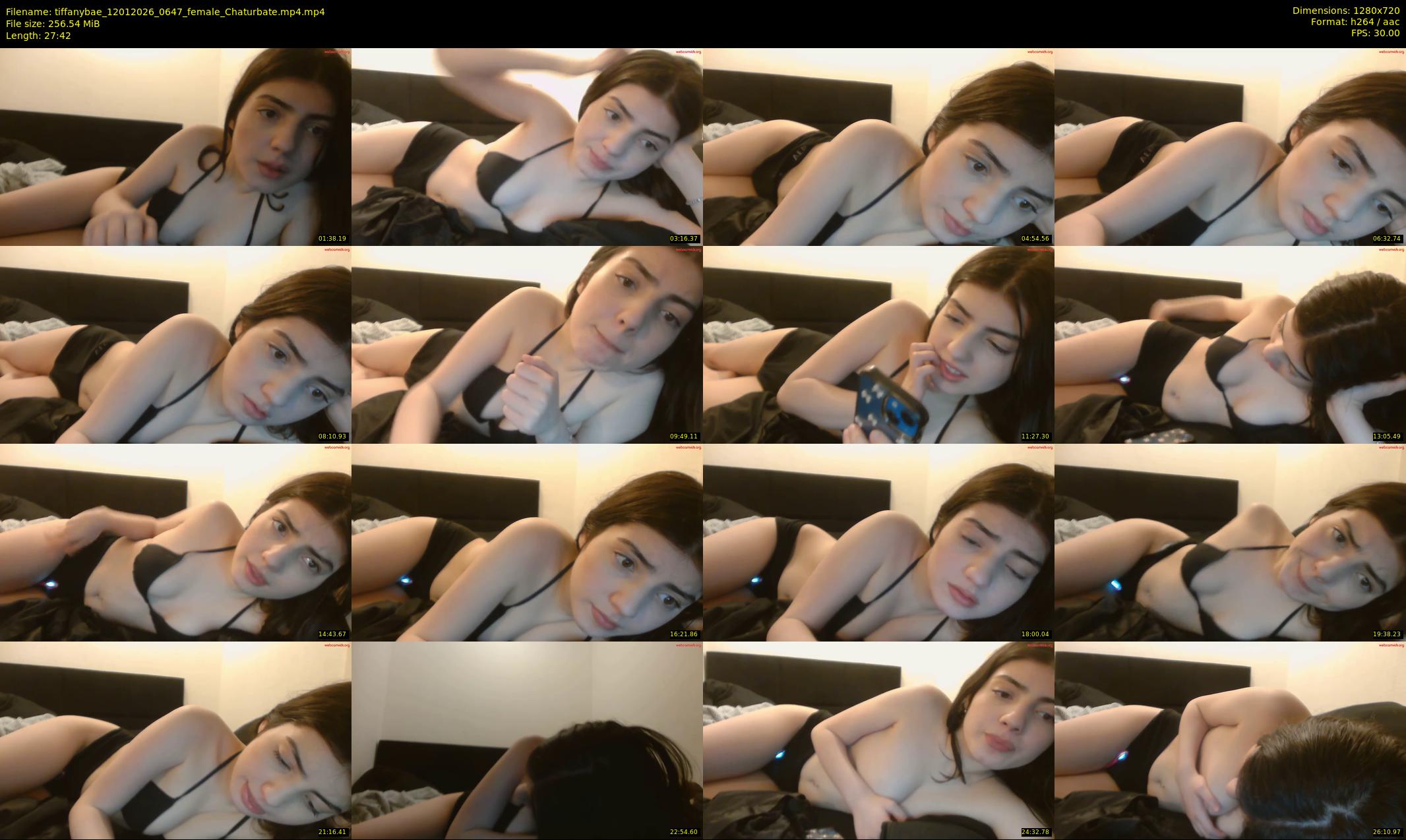tiffanybae — 28 minute Chaturbate female cam show recording, 720p, Jan 12, 2026