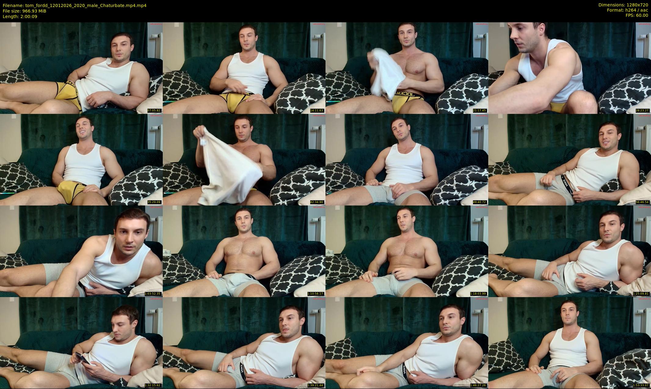 tom_fordd — 121 minute Chaturbate male cam show recording, 720p, Jan 12, 2026