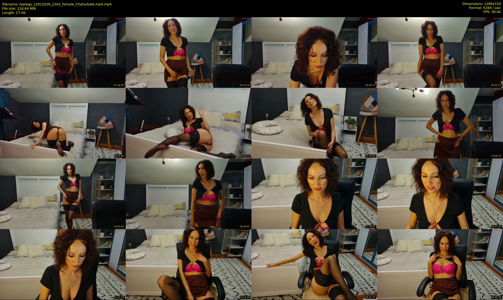 toplegs — 28 minute Chaturbate female cam show recording, 720p, Jan 12, 2026