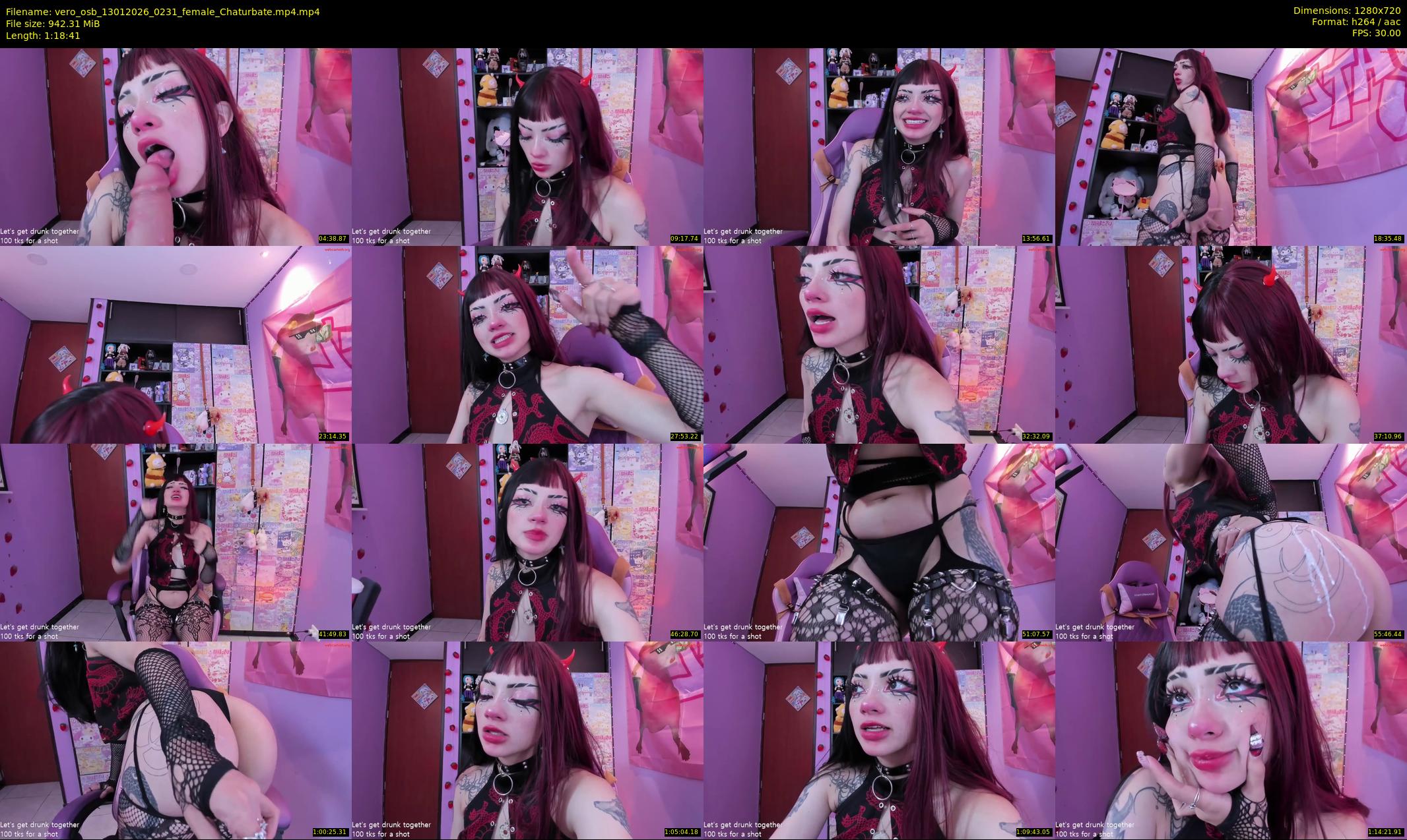 vero_osb — 79 minute Chaturbate female cam show recording, 720p, Jan 13, 2026
