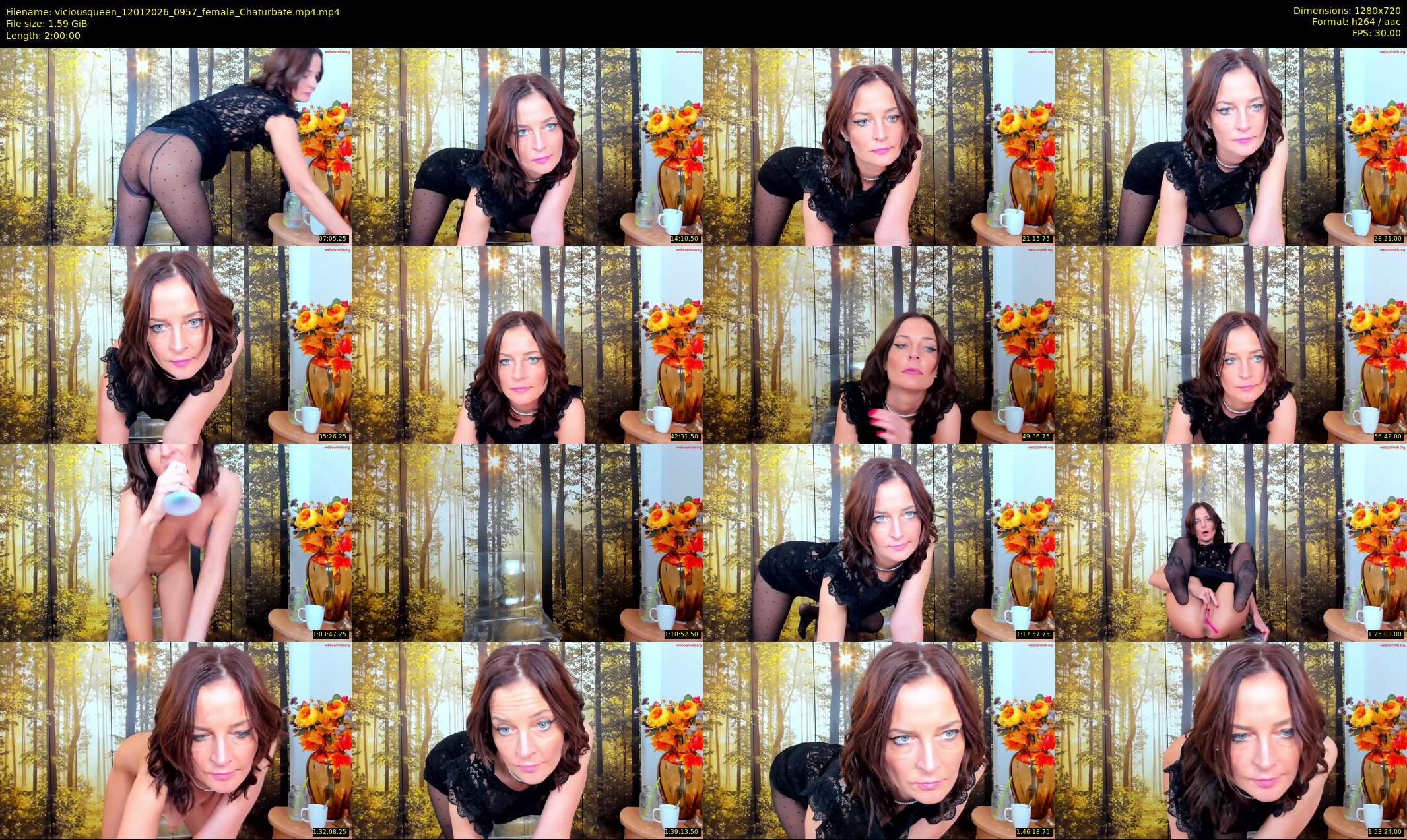 viciousqueen — 120 minute Chaturbate female cam show recording, 720p, Jan 12, 2026