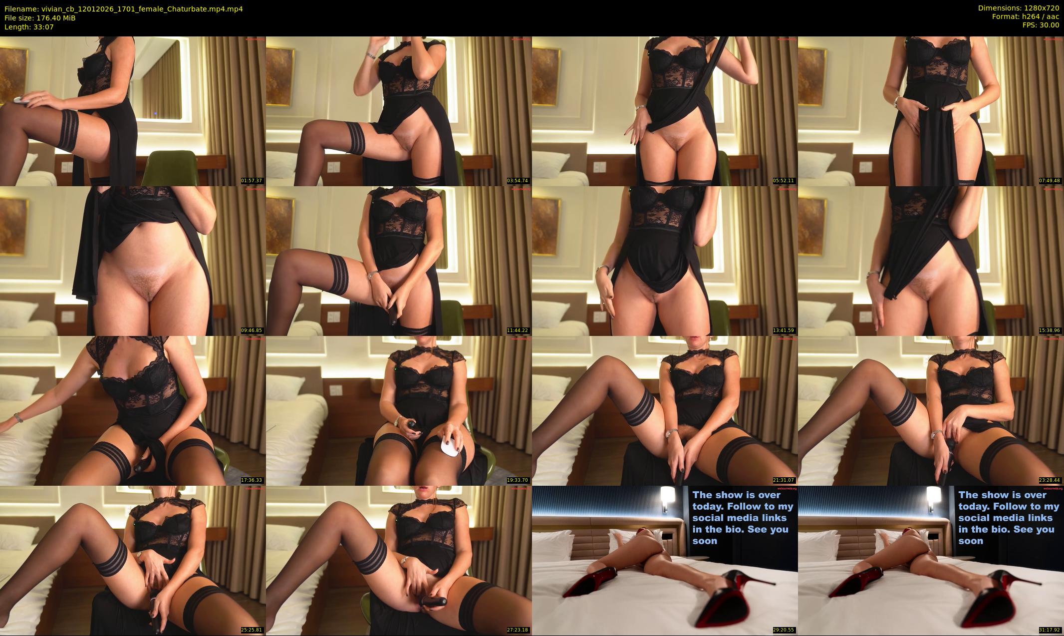 vivian_cb — 34 minute Chaturbate female cam show recording, 720p, Jan 12, 2026