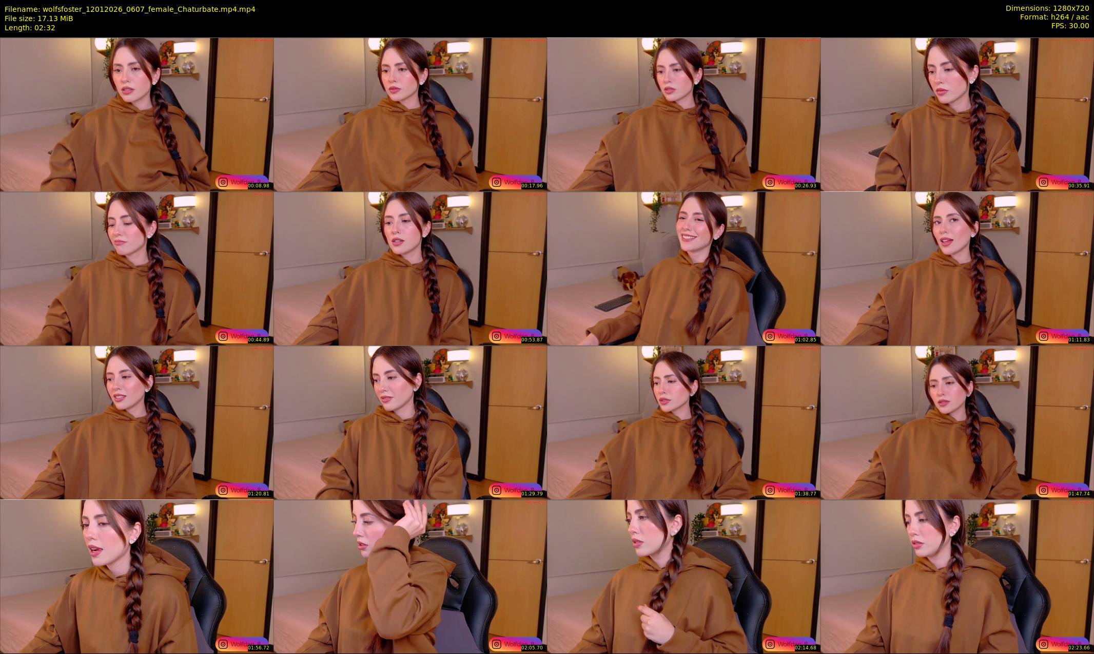 wolfsfoster — 3 minute Chaturbate couple cam show recording, 720p, Jan 12, 2026