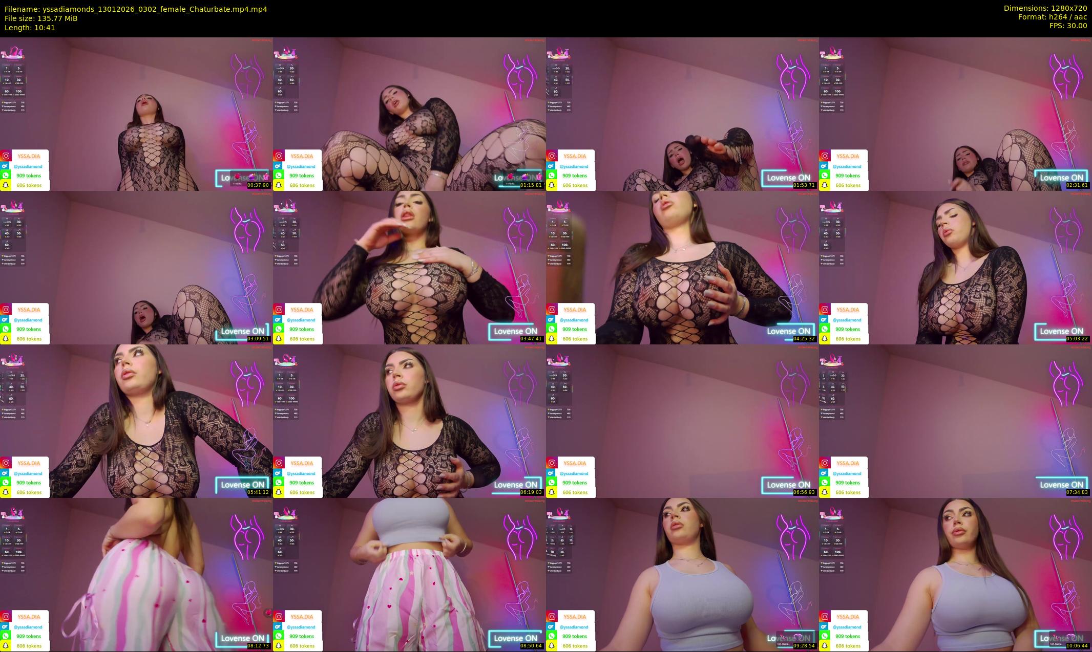 yssadiamonds — 11 minute Chaturbate female cam show recording, 720p, Jan 13, 2026