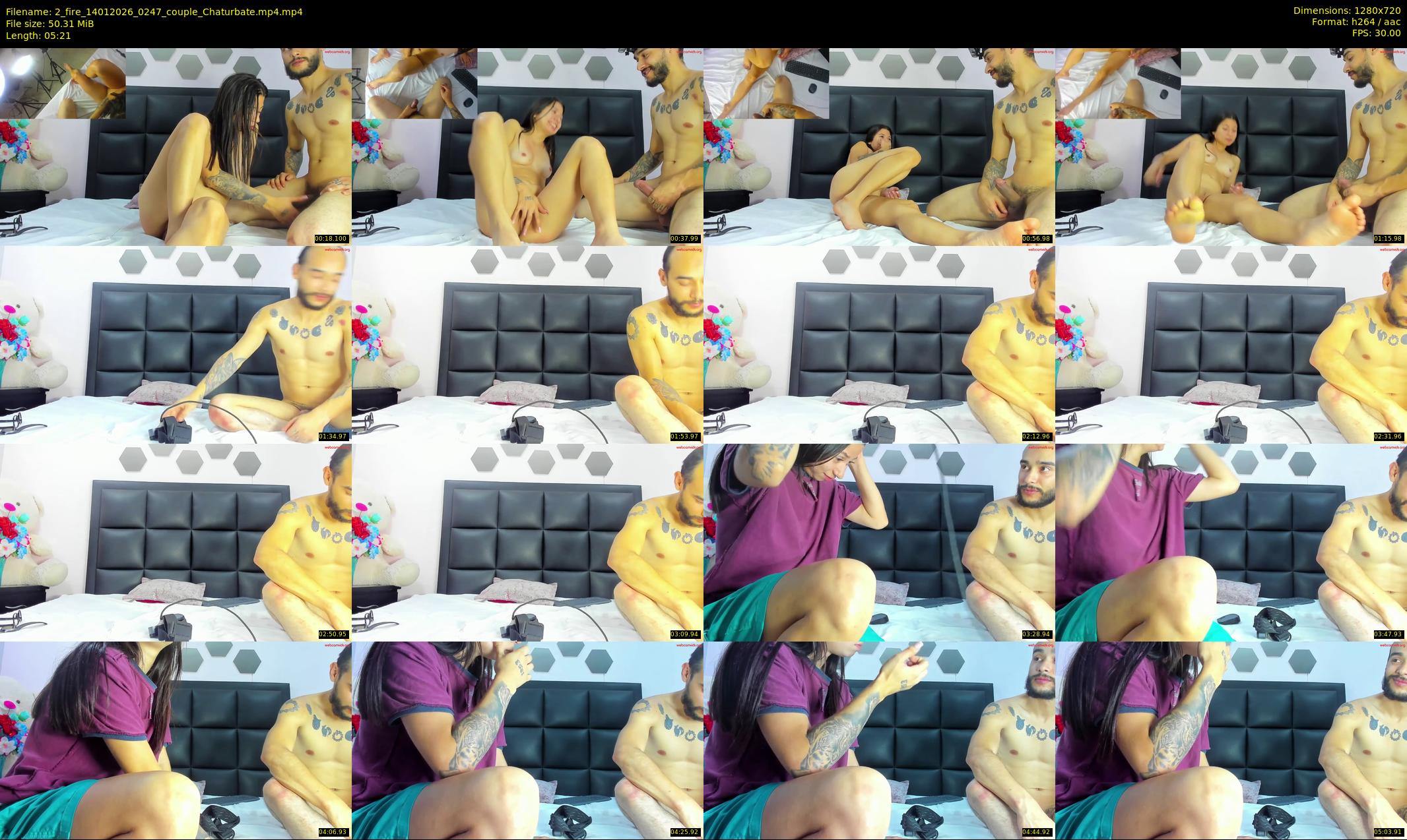2_fire — 6 minute Chaturbate couple cam show recording, 720p, Jan 14, 2026