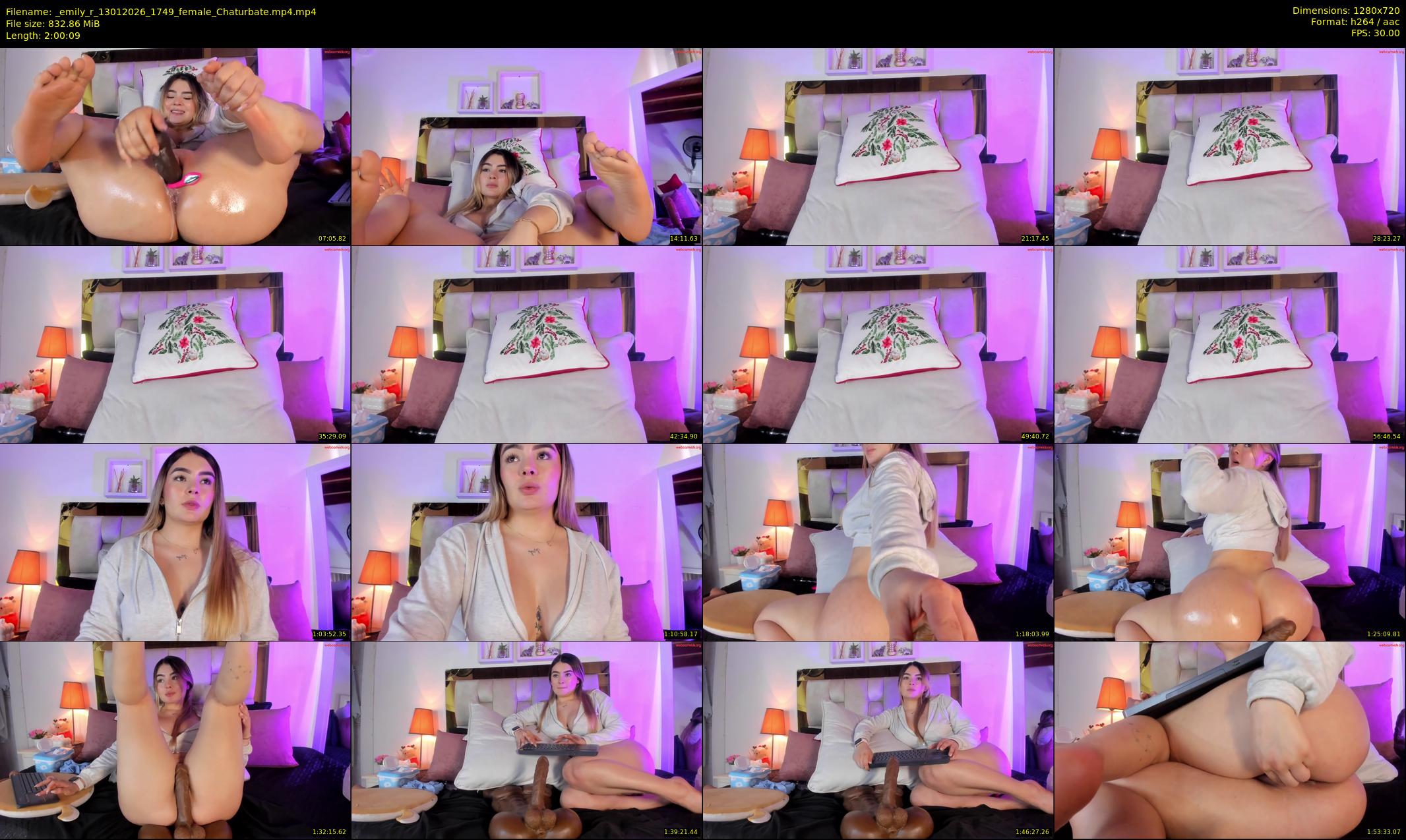 _emily_r — 121 minute Chaturbate female cam show recording, 720p, Jan 13, 2026