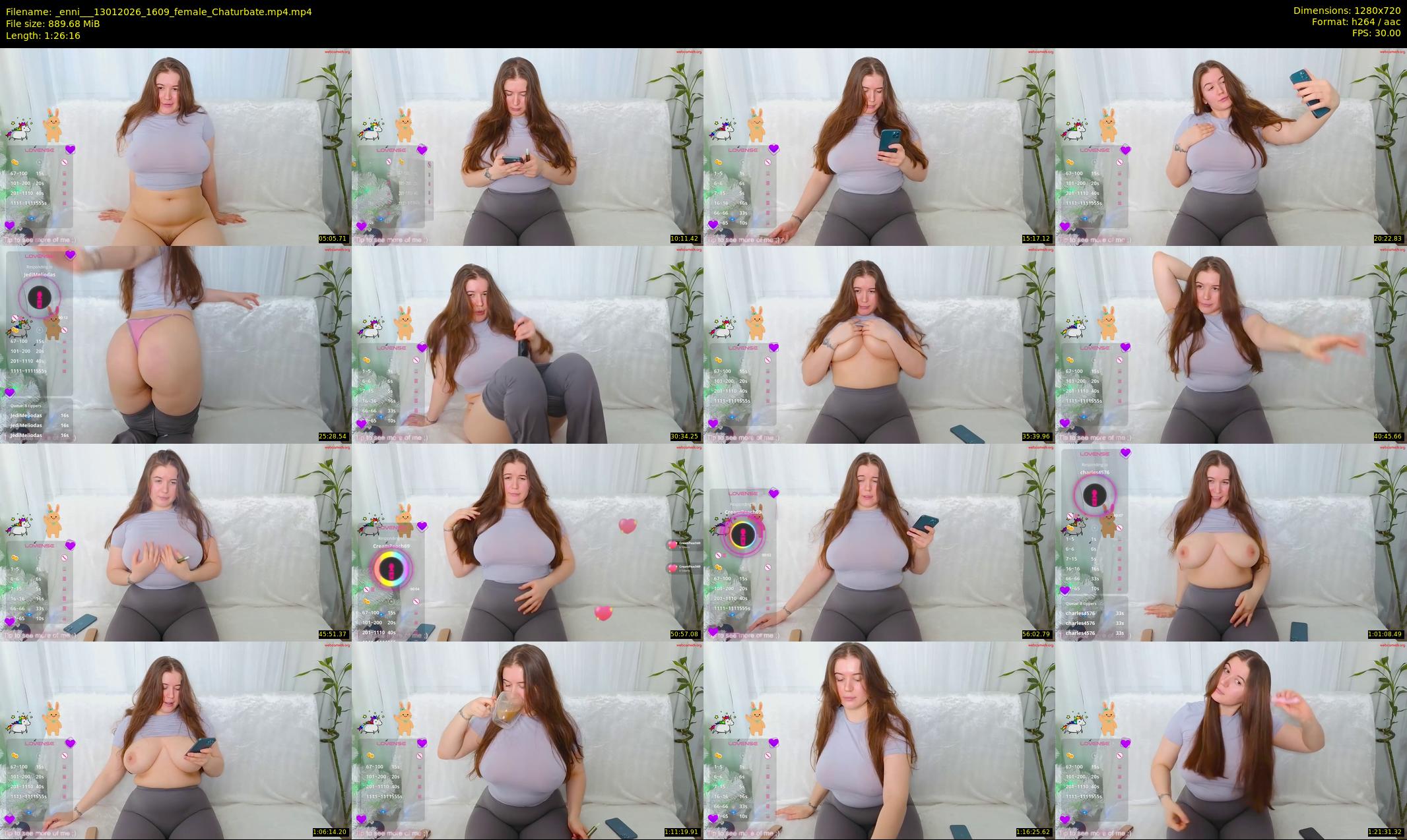 _enni__ — 87 minute Chaturbate female cam show recording, 720p, Jan 13, 2026