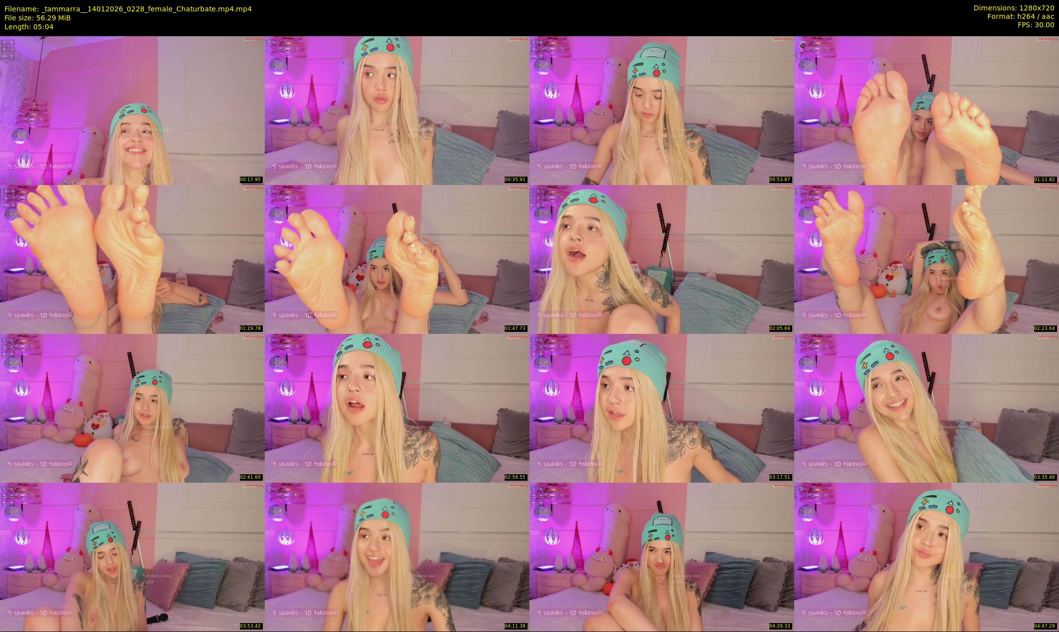 _tammarra_ — 6 minute Chaturbate female cam show recording, 720p, Jan 14, 2026