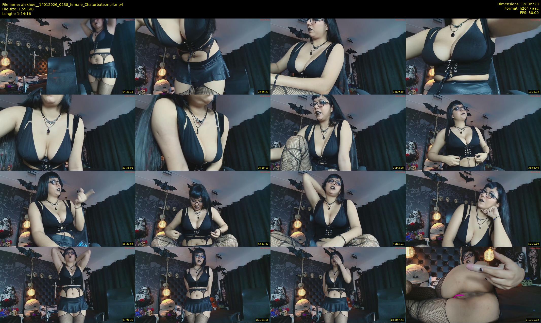alexhoe_ — 75 minute Chaturbate female cam show recording, 720p, Jan 14, 2026