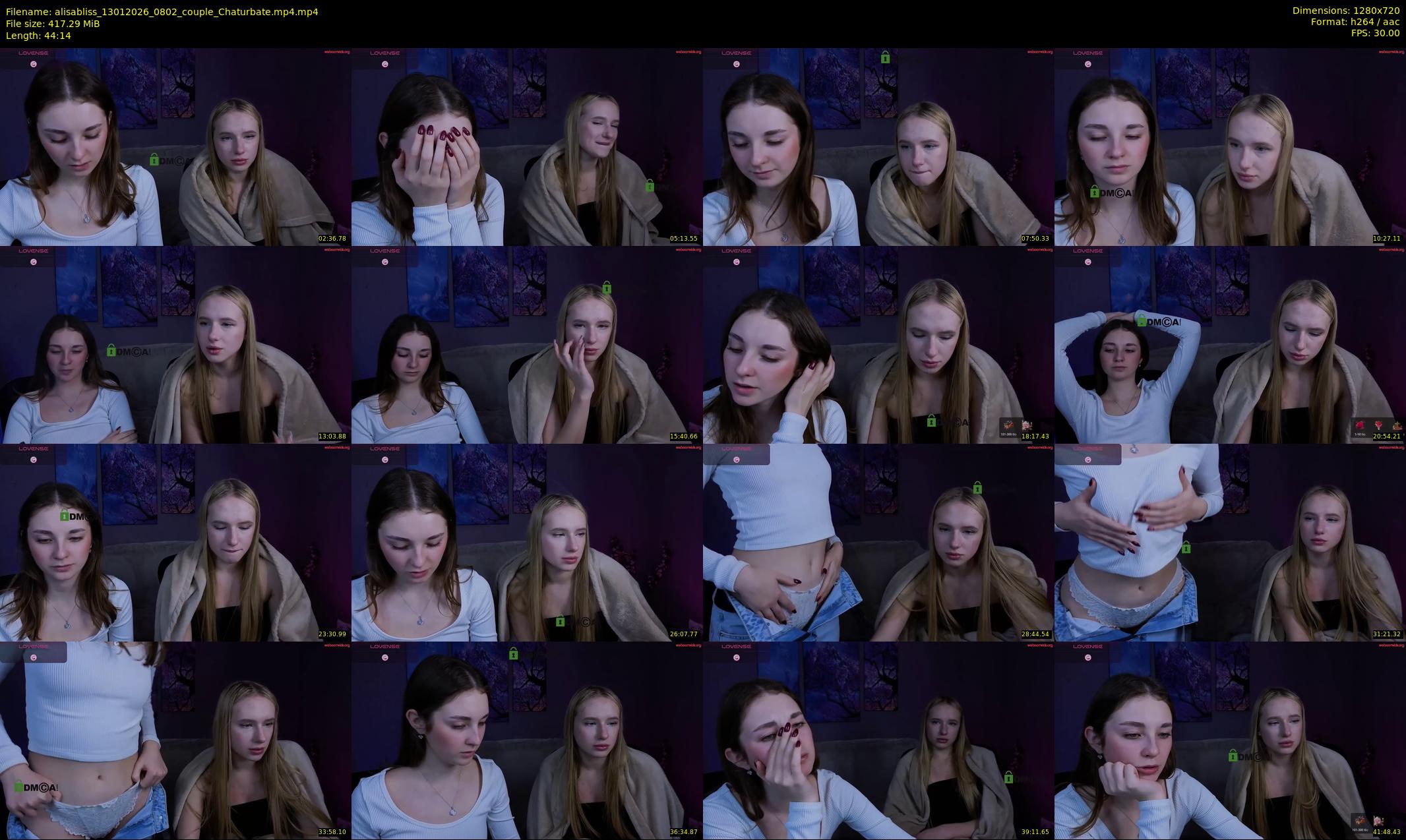 alisabliss — 45 minute Chaturbate female cam show recording, 720p, Jan 13, 2026
