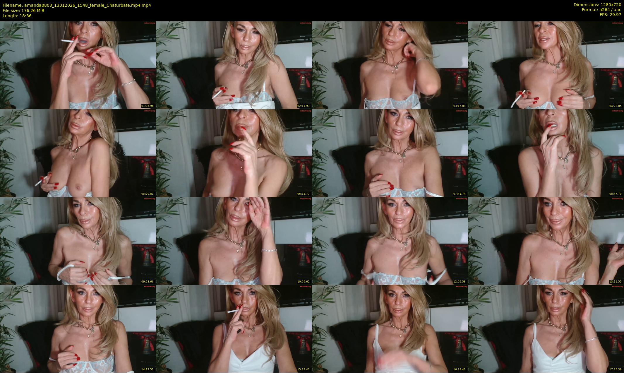 amanda0803 — 19 minute Chaturbate female cam show recording, 720p, Jan 13, 2026