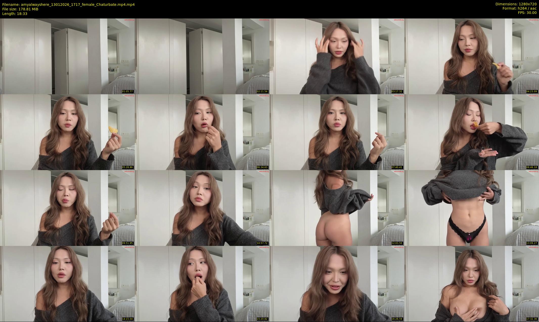 amyalwayshere — 19 minute Chaturbate female cam show recording, 720p, Jan 13, 2026