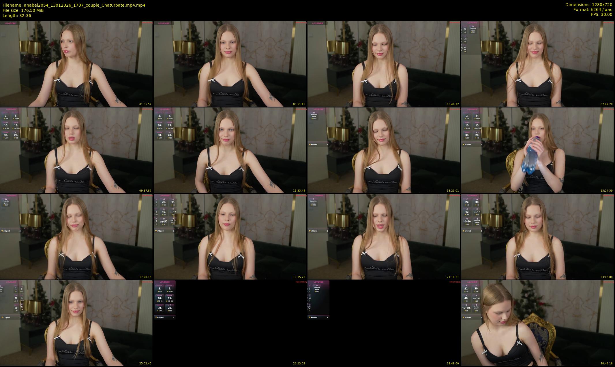 anabel2054 — 33 minute Chaturbate female cam show recording, 720p, Jan 13, 2026