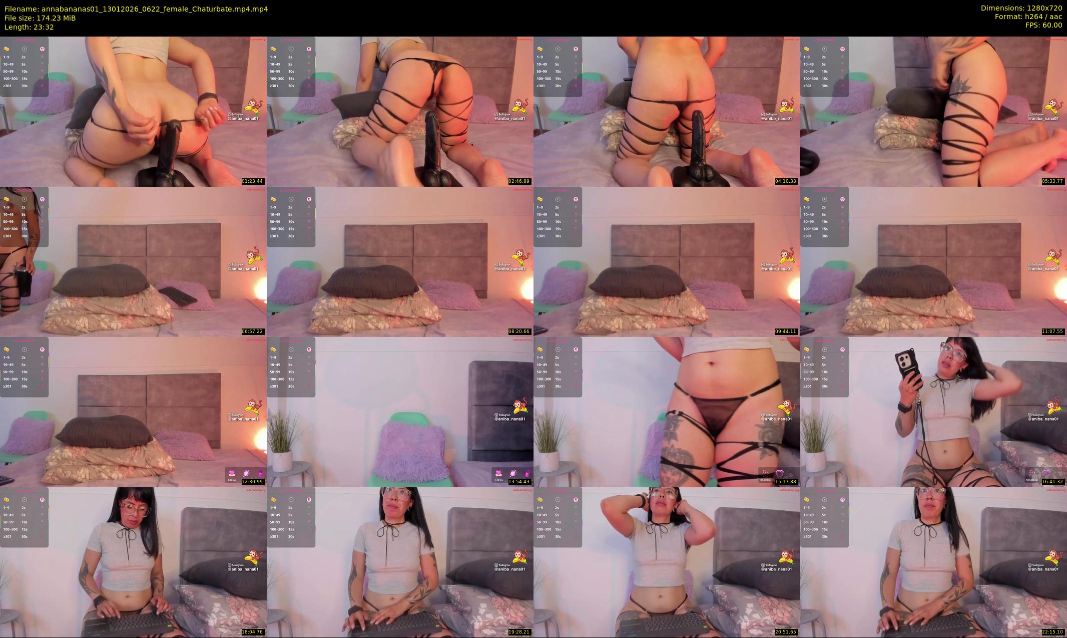 annabananas01 — 24 minute Chaturbate female cam show recording, 720p, Jan 13, 2026