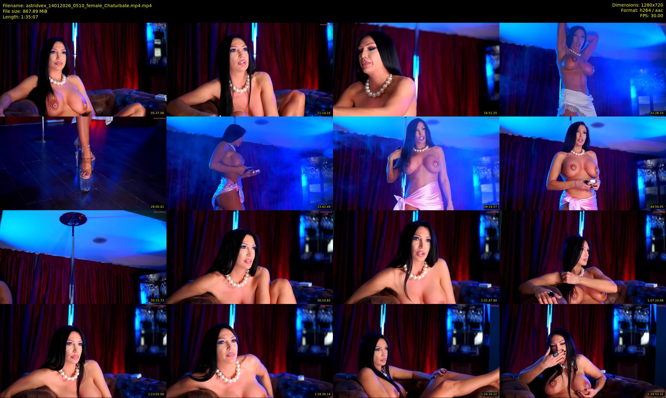 astridvex — 96 minute Chaturbate female cam show recording, 720p, Jan 14, 2026