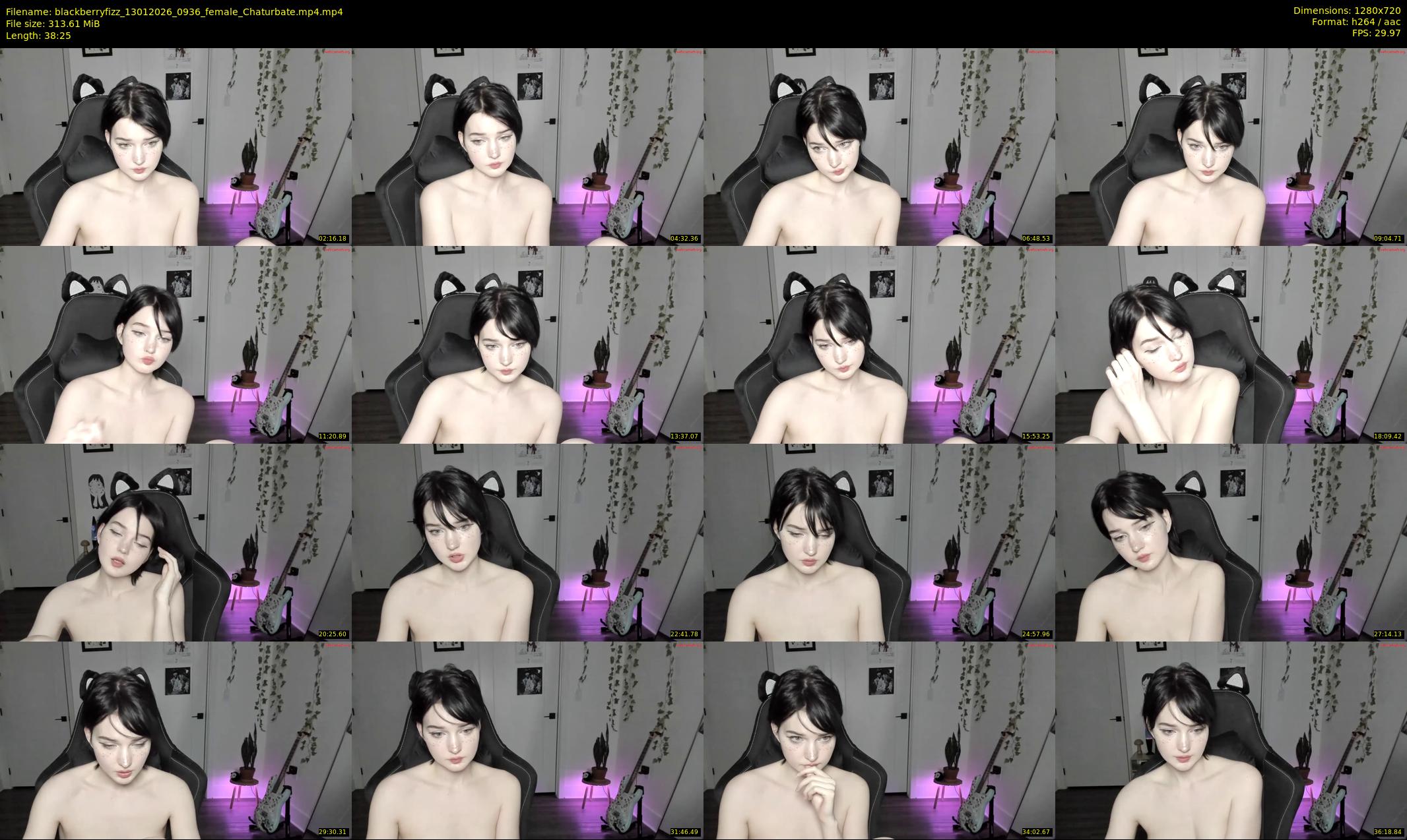 blackberryfizz — 39 minute Chaturbate female cam show recording, 720p, Jan 13, 2026