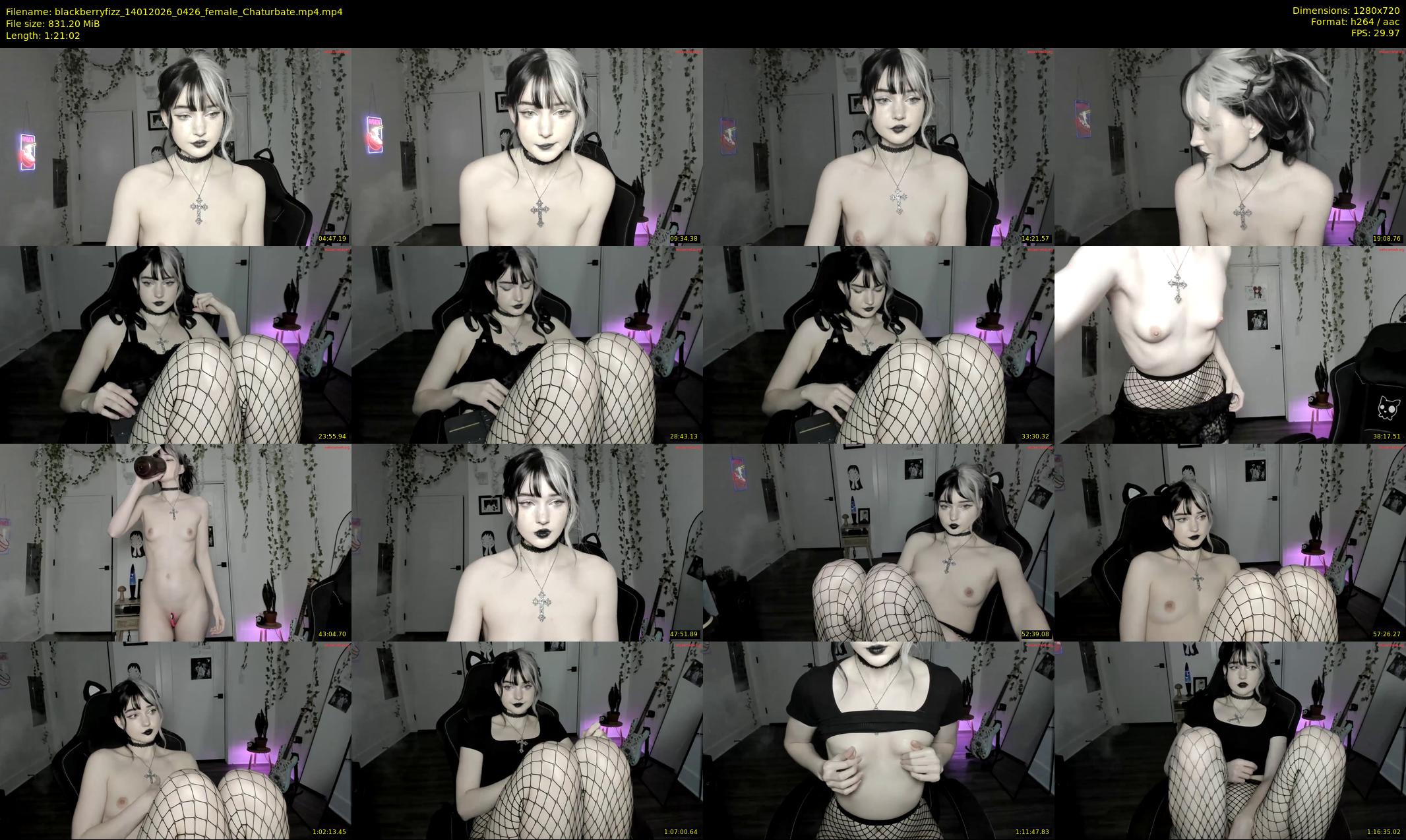 blackberryfizz — 82 minute Chaturbate female cam show recording, 720p, Jan 14, 2026