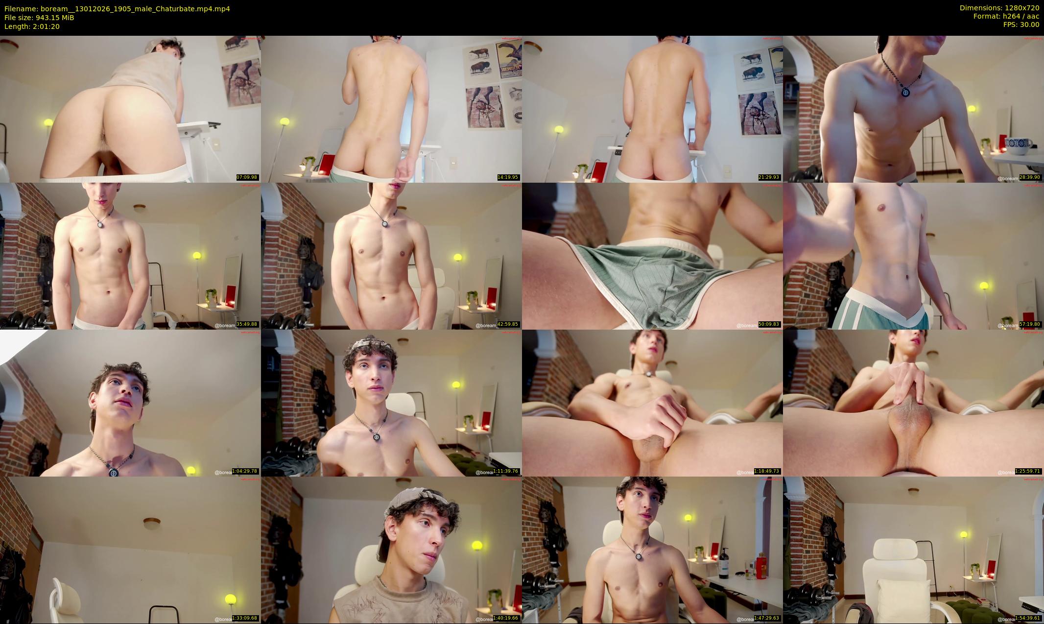 boream_ — 122 minute Chaturbate male cam show recording, 720p, Jan 13, 2026