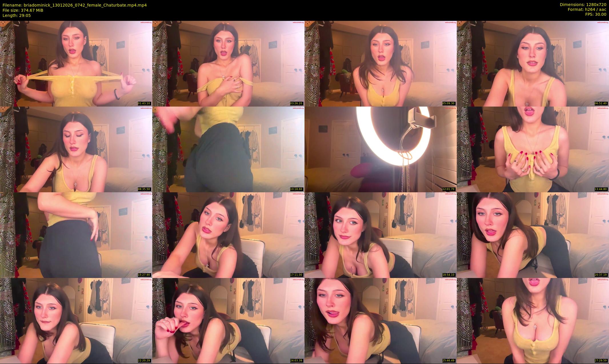 briadominick — 30 minute Chaturbate couple cam show recording, 720p, Jan 13, 2026