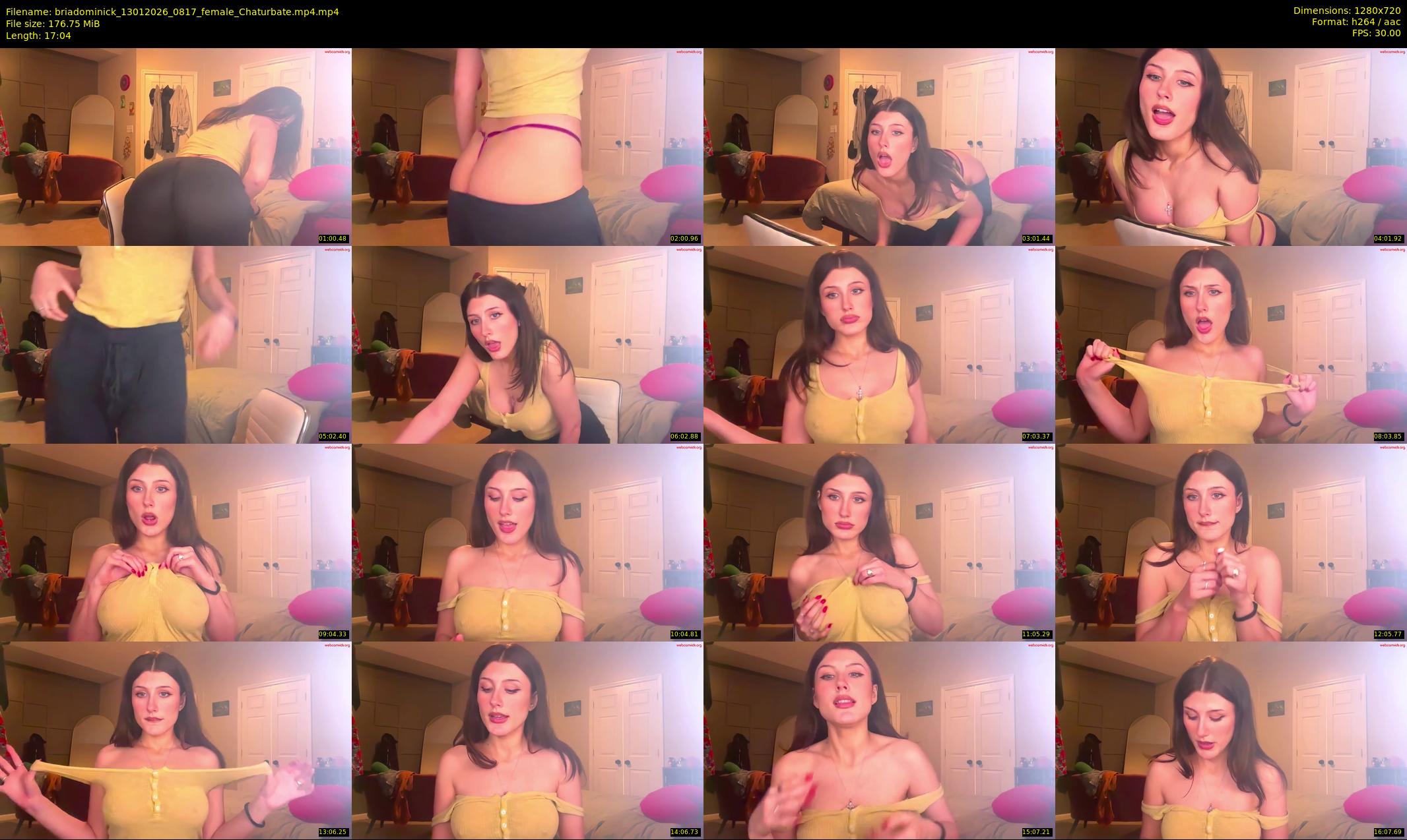 briadominick — 18 minute Chaturbate couple cam show recording, 720p, Jan 13, 2026