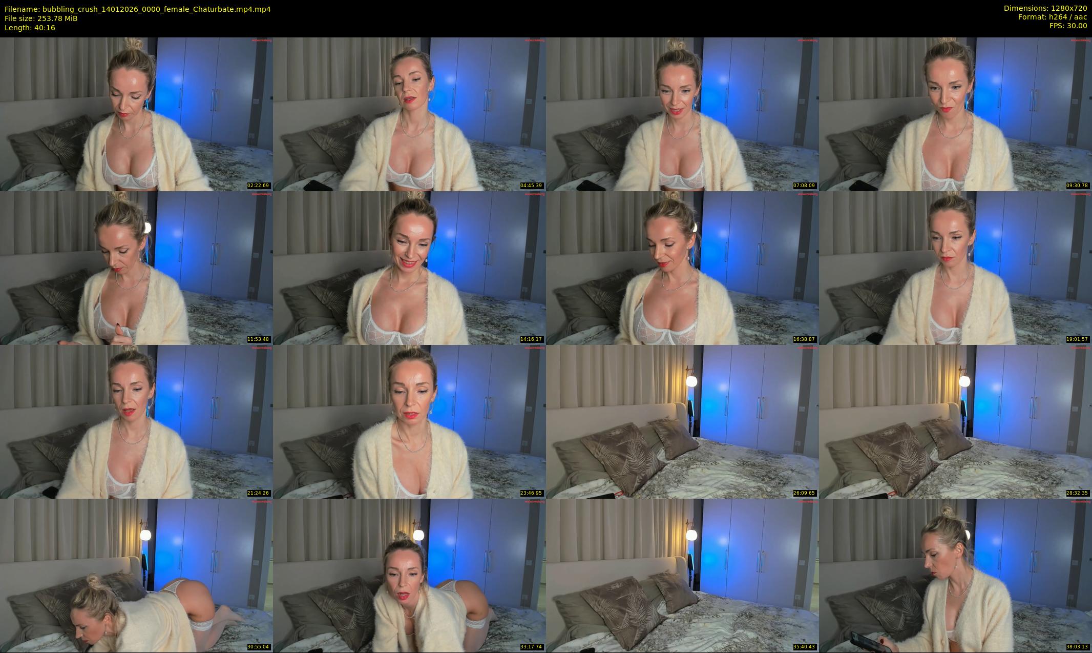 bubbling_crush — 41 minute Chaturbate female cam show recording, 720p, Jan 14, 2026