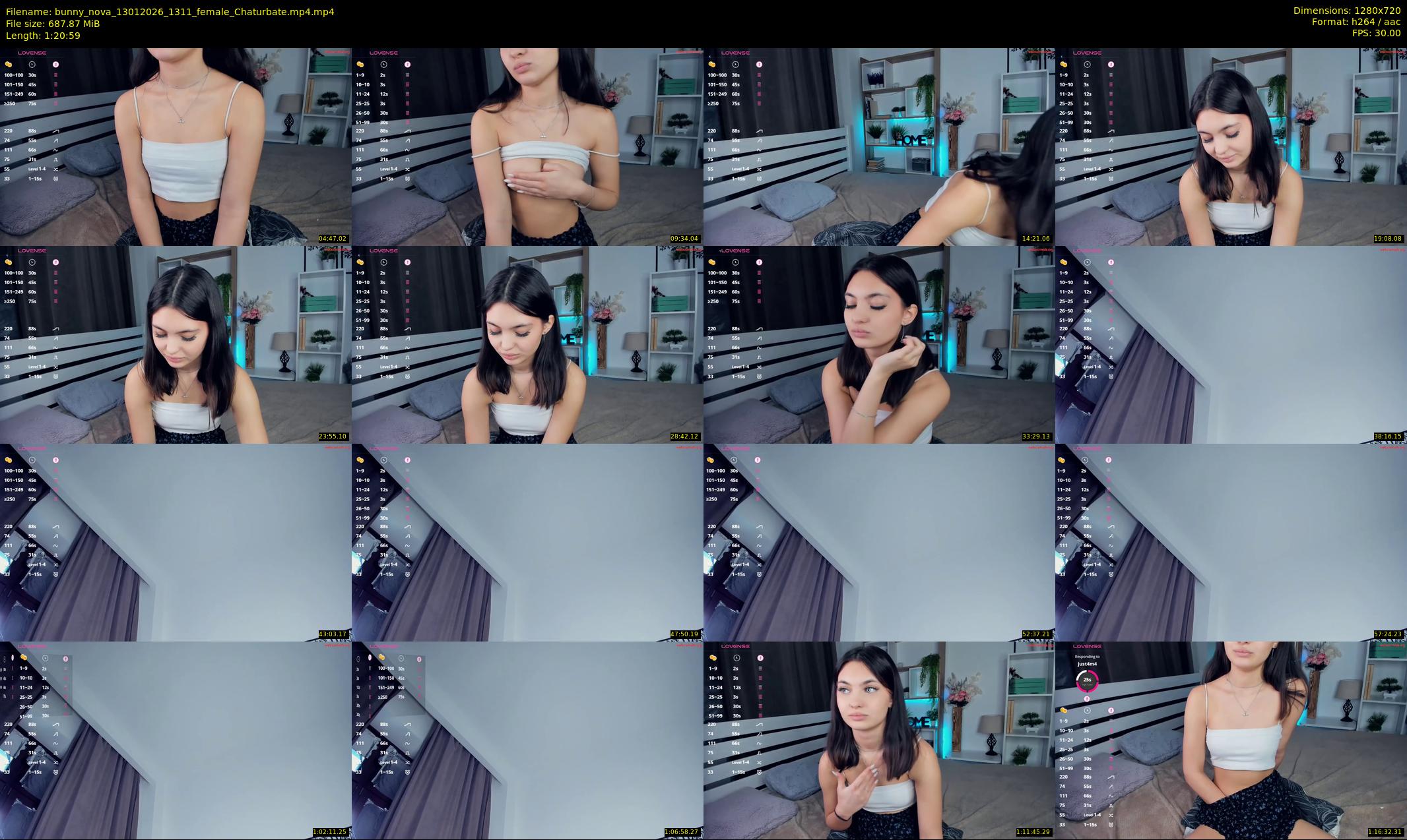 bunny_nova — 81 minute Chaturbate female cam show recording, 720p, Jan 13, 2026