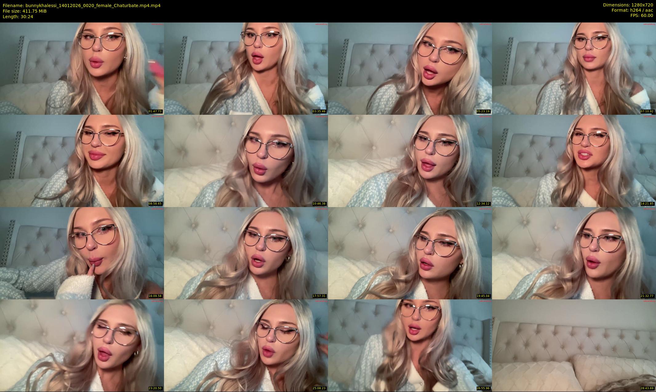 bunnykhalessi — 31 minute Chaturbate female cam show recording, 720p, Jan 14, 2026