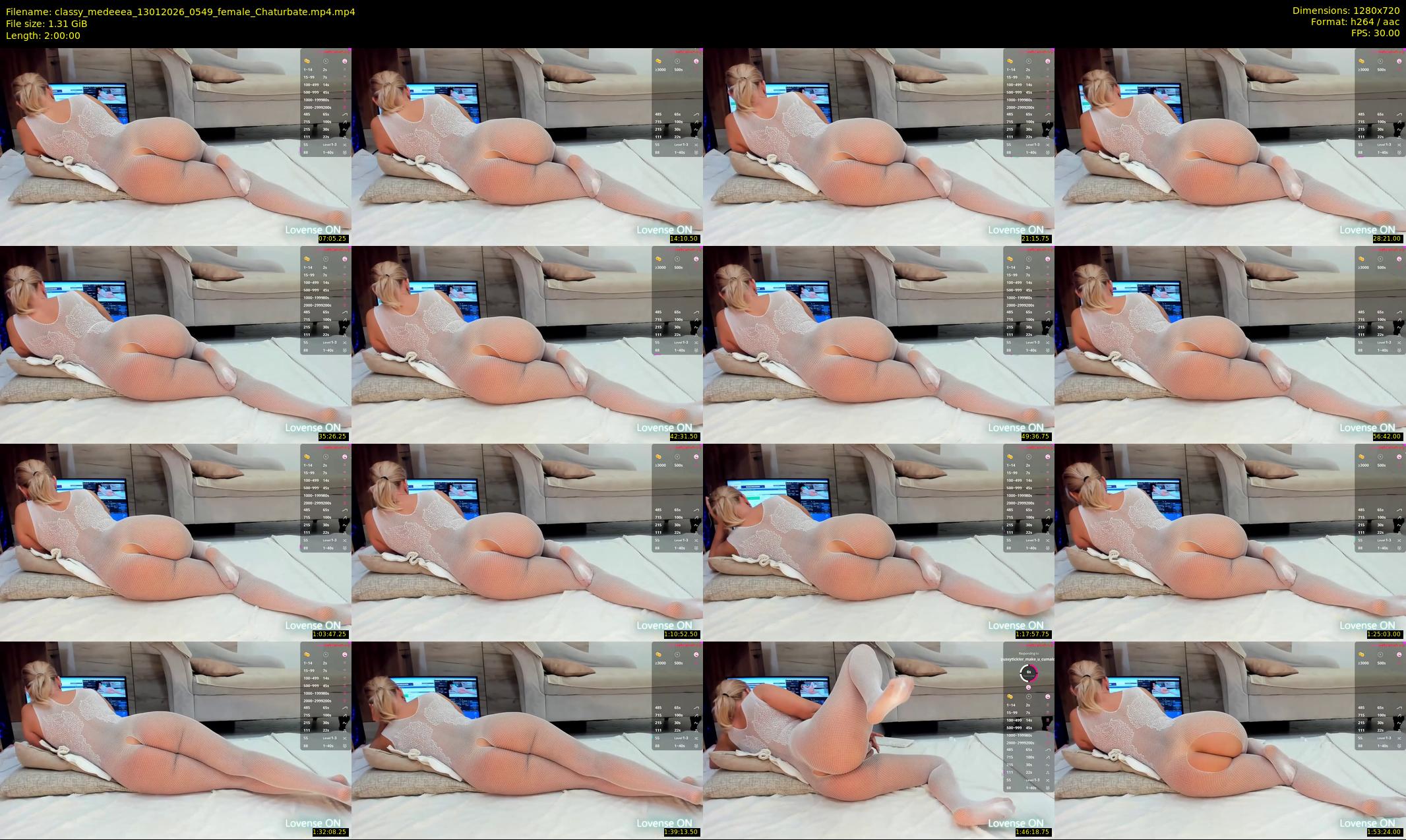 classy_medeeea — 120 minute Chaturbate female cam show recording, 720p, Jan 13, 2026