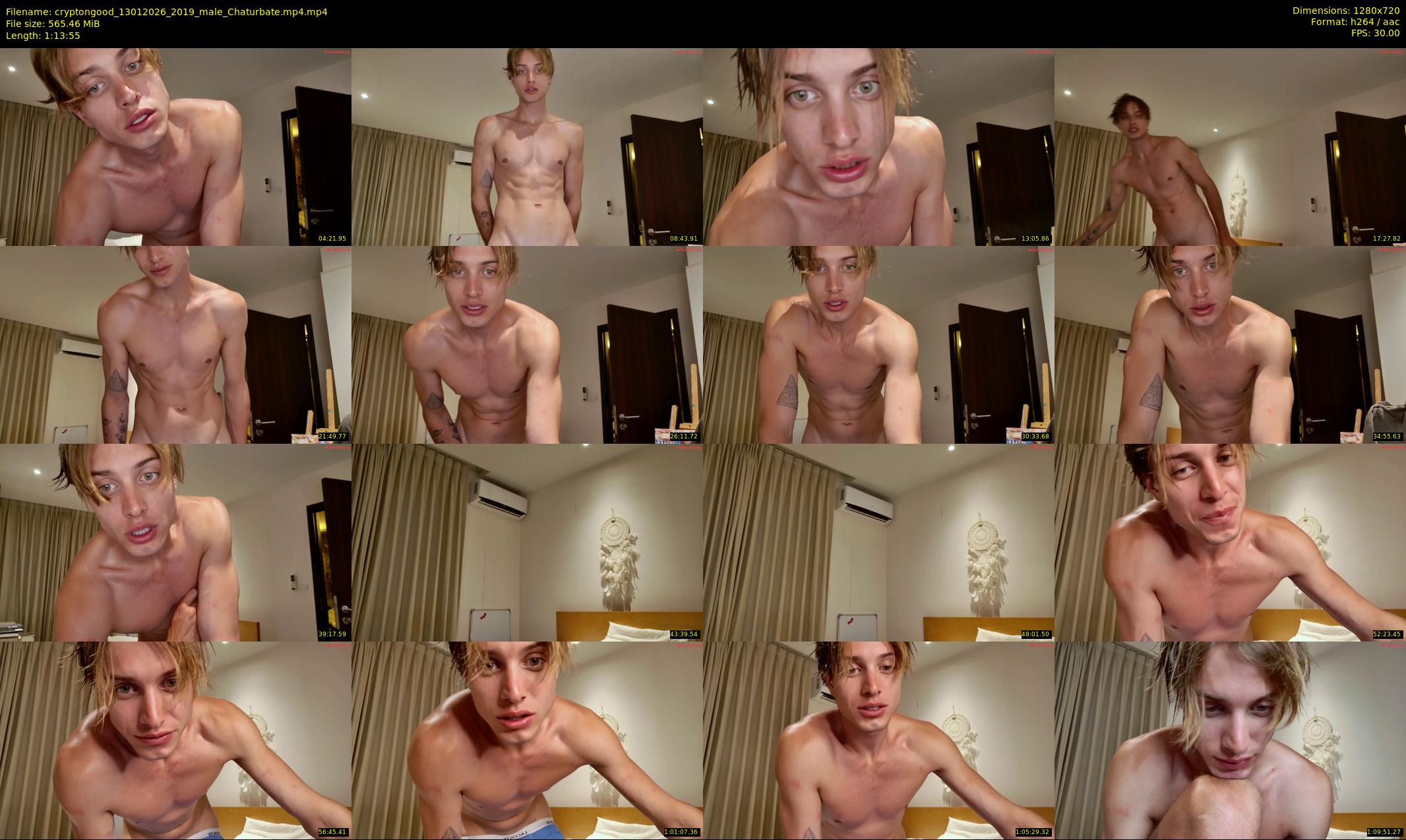 cryptongood — 74 minute Chaturbate male cam show recording, 720p, Jan 13, 2026