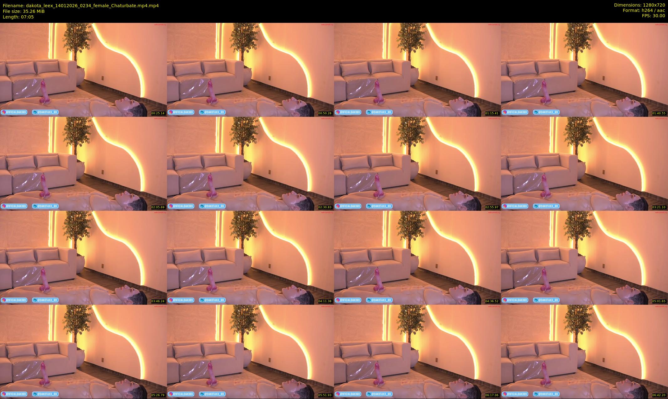 dakota_leex — 8 minute Chaturbate female cam show recording, 720p, Jan 14, 2026