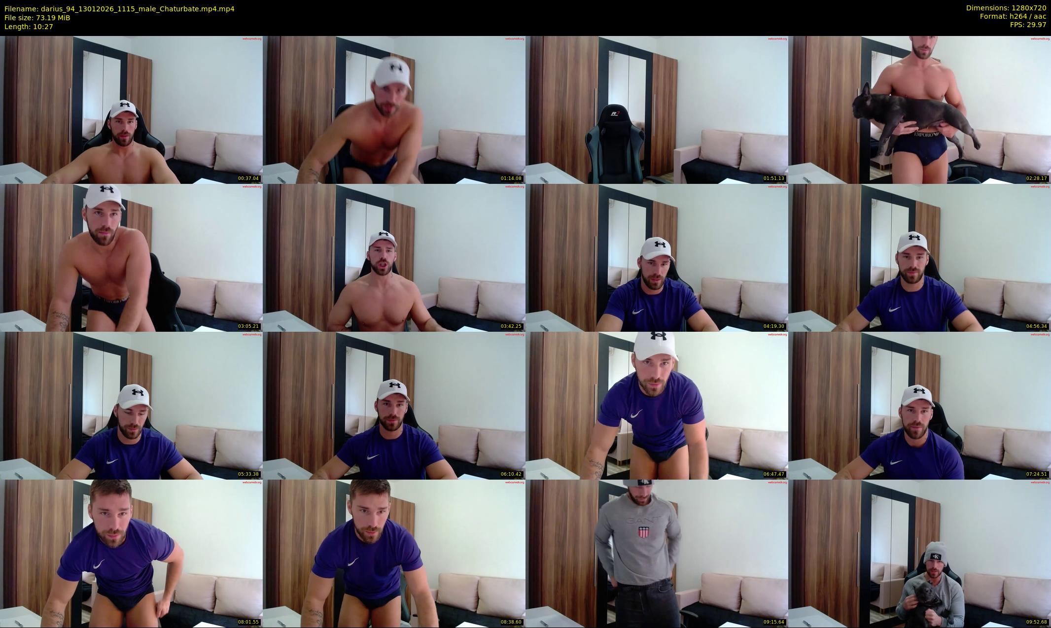 darius_94 — 11 minute Chaturbate male cam show recording, 720p, Jan 13, 2026