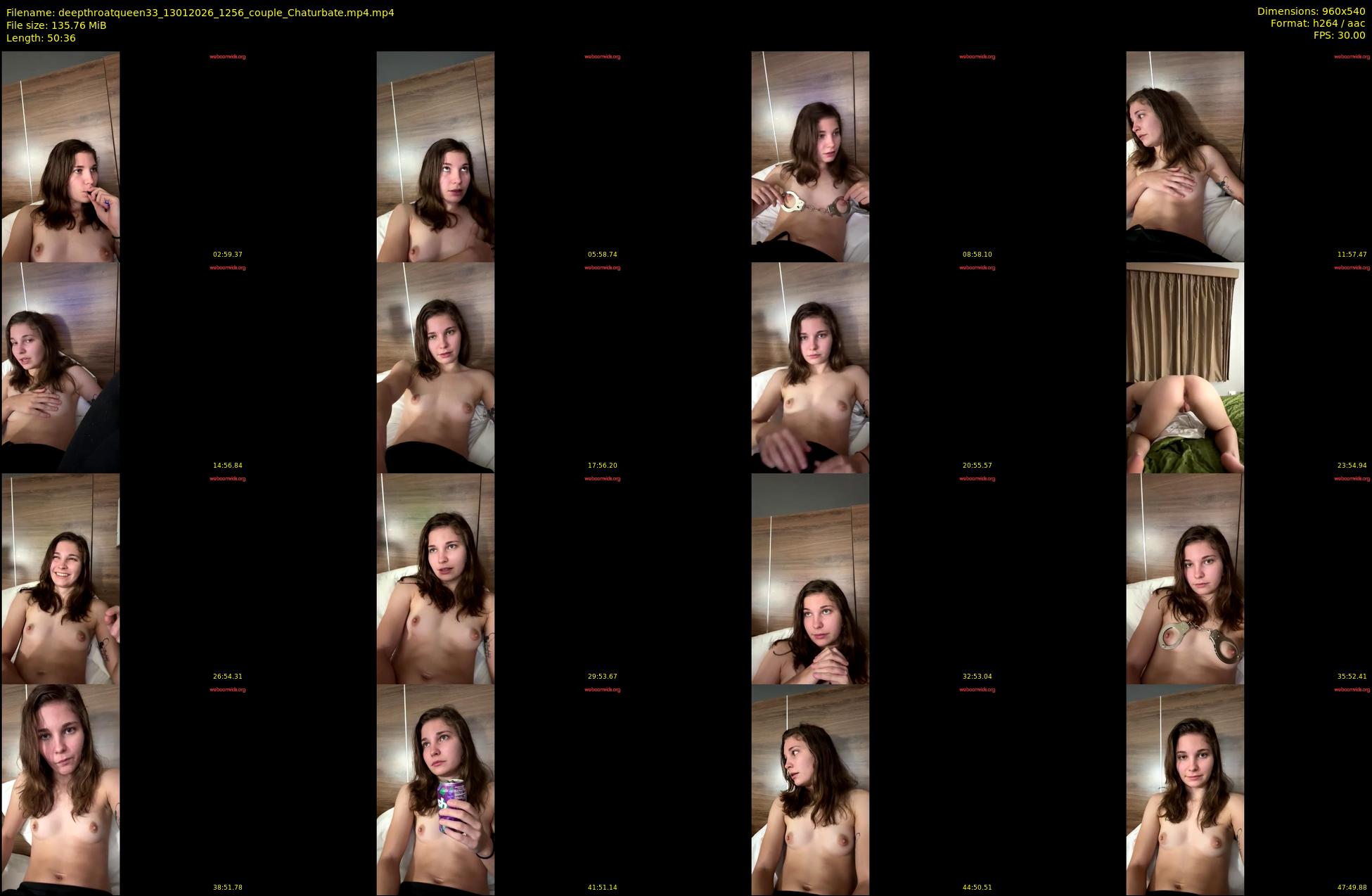 deepthroatqueen33 — 51 minute Chaturbate female cam show recording, 480p, Jan 13, 2026