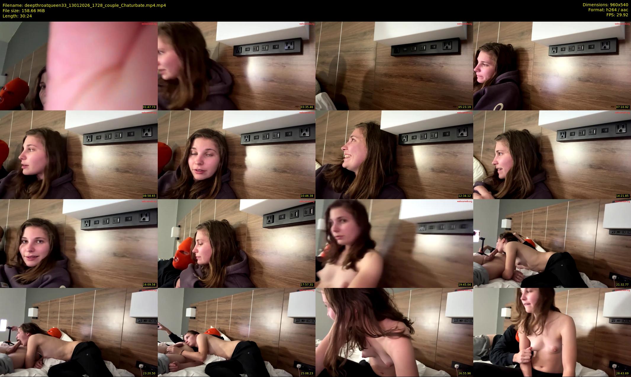 deepthroatqueen33 — 31 minute Chaturbate female cam show recording, 480p, Jan 13, 2026