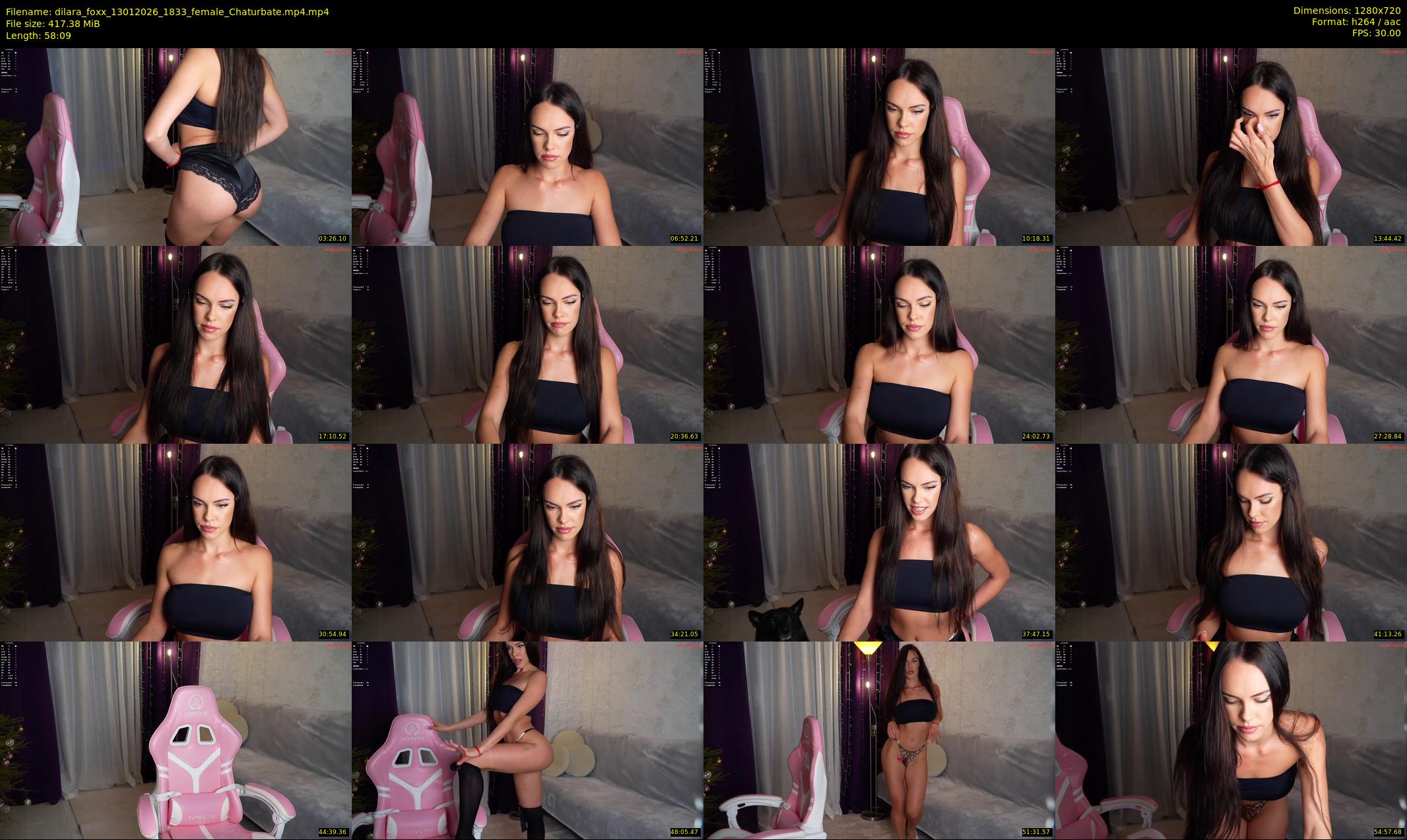 dilara_foxx — 59 minute Chaturbate female cam show recording, 720p, Jan 13, 2026