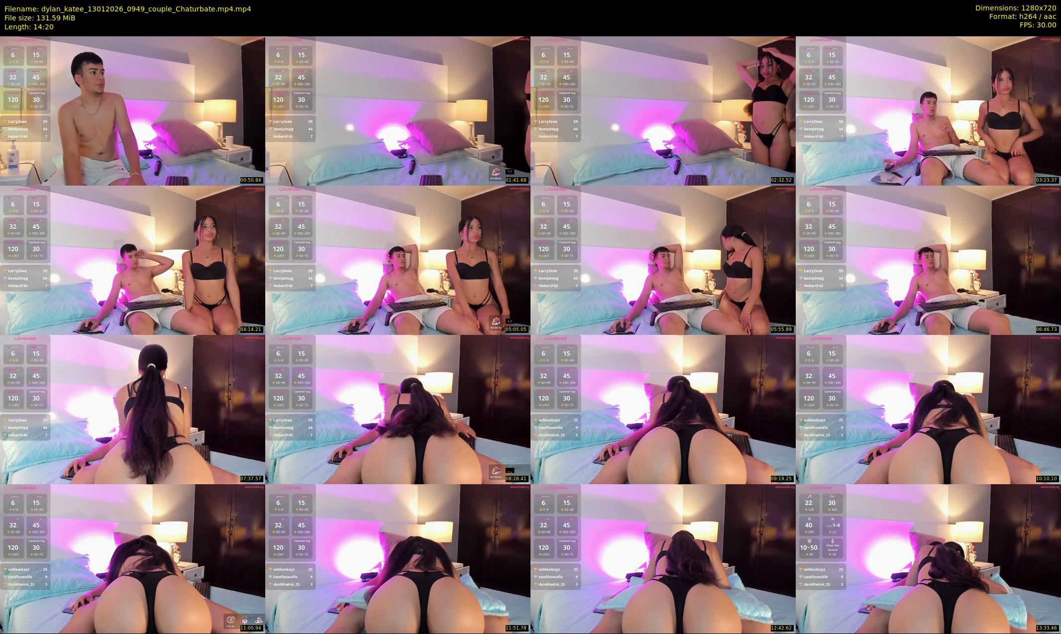 dylan_katee — 15 minute Chaturbate couple cam show recording, 720p, Jan 13, 2026