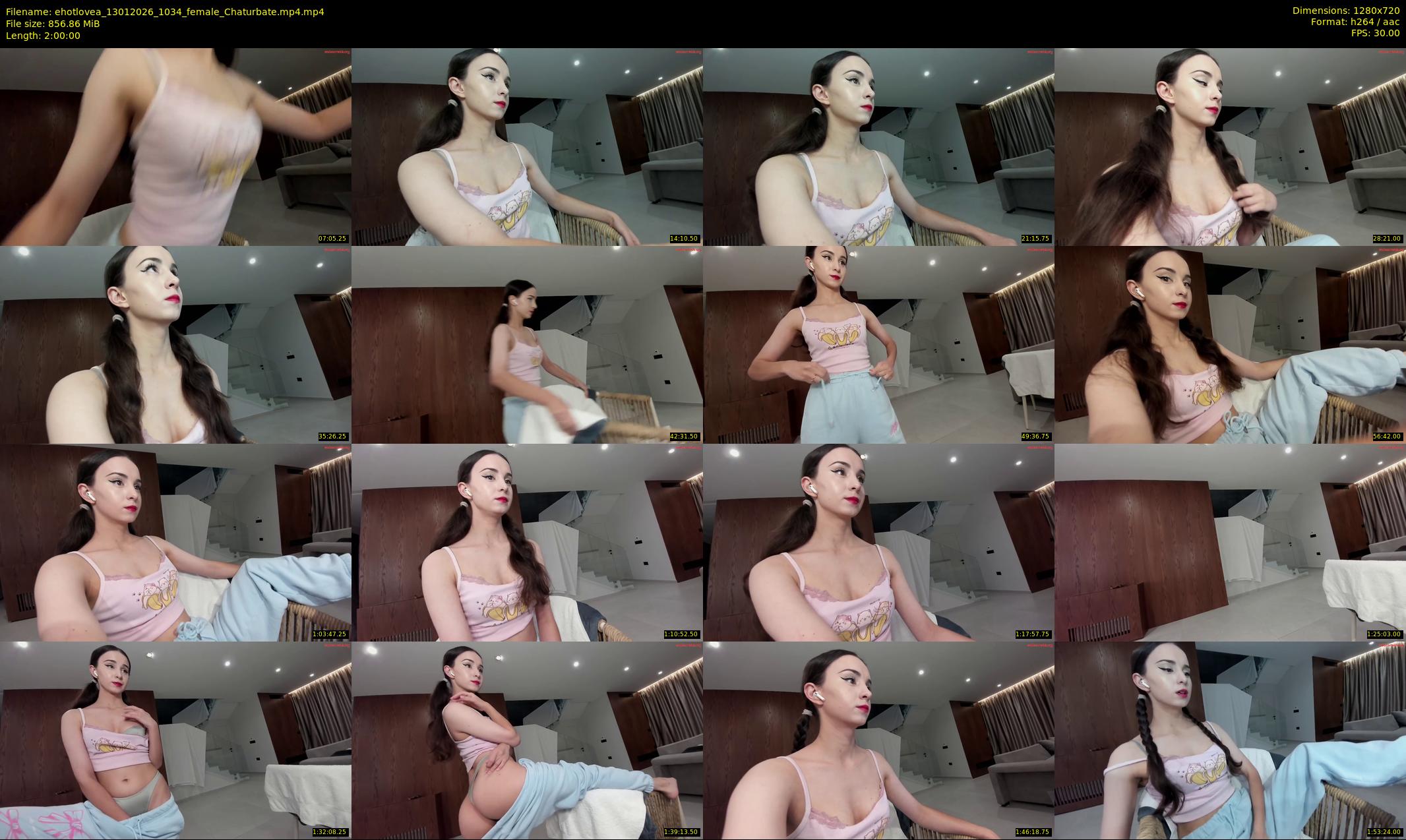 ehotlovea — 120 minute Chaturbate female cam show recording, 720p, Jan 13, 2026