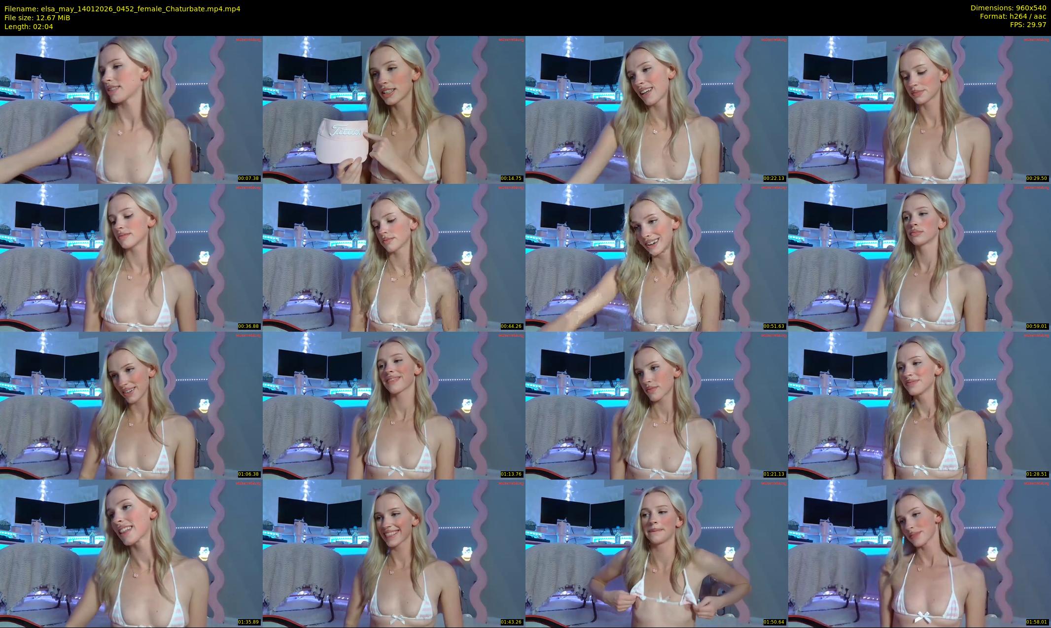 elsa_may — 3 minute Chaturbate female cam show recording, 480p, Jan 14, 2026