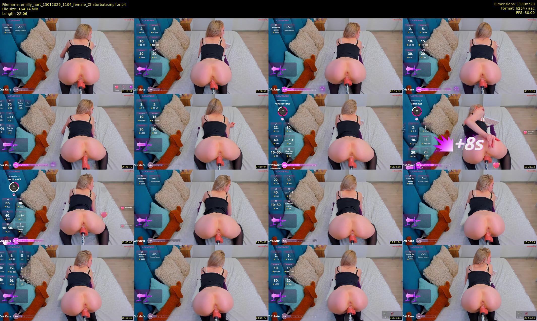emilly_hart — 23 minute Chaturbate female cam show recording, 720p, Jan 13, 2026