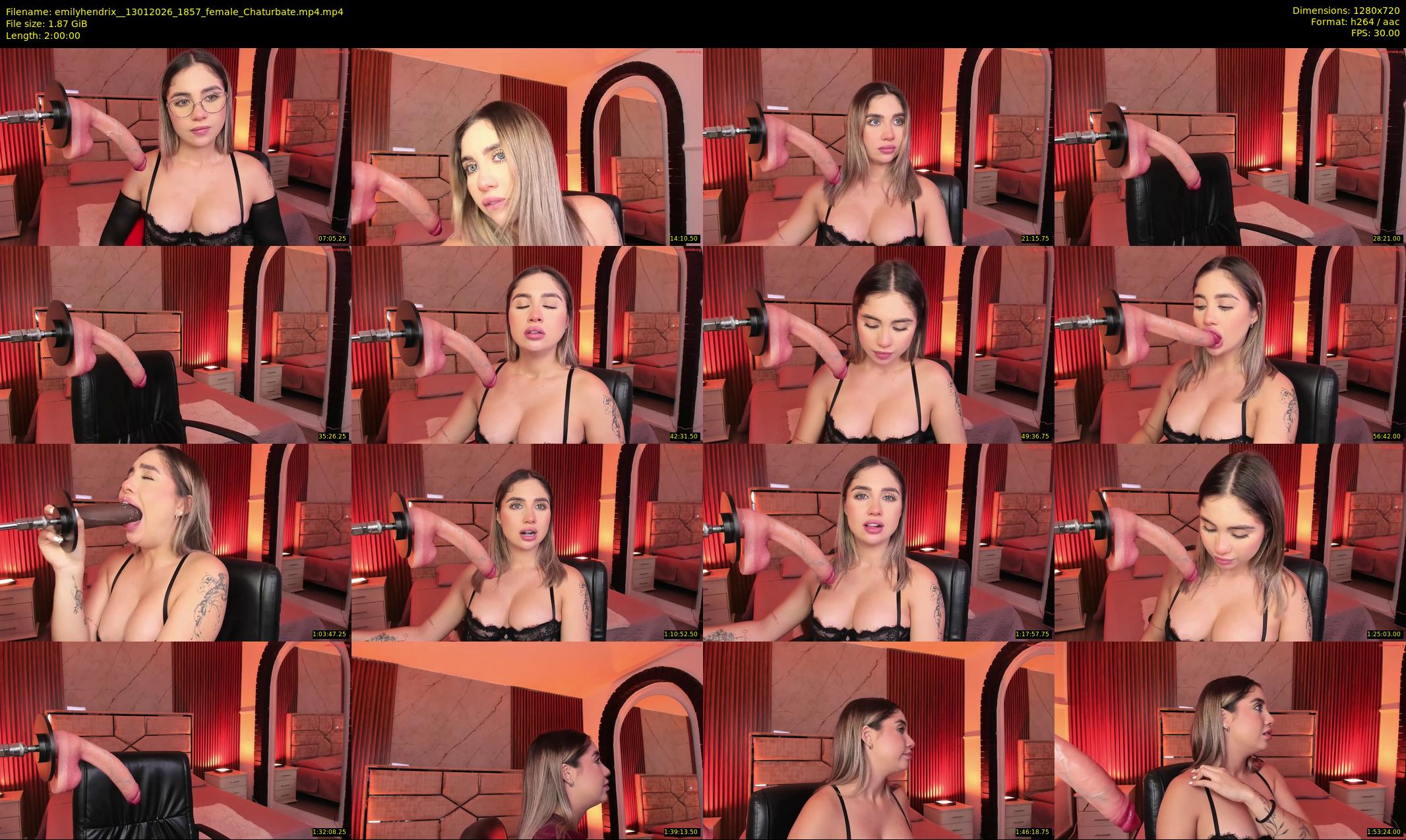 emilyhendrix_ — 120 minute Chaturbate couple cam show recording, 720p, Jan 13, 2026