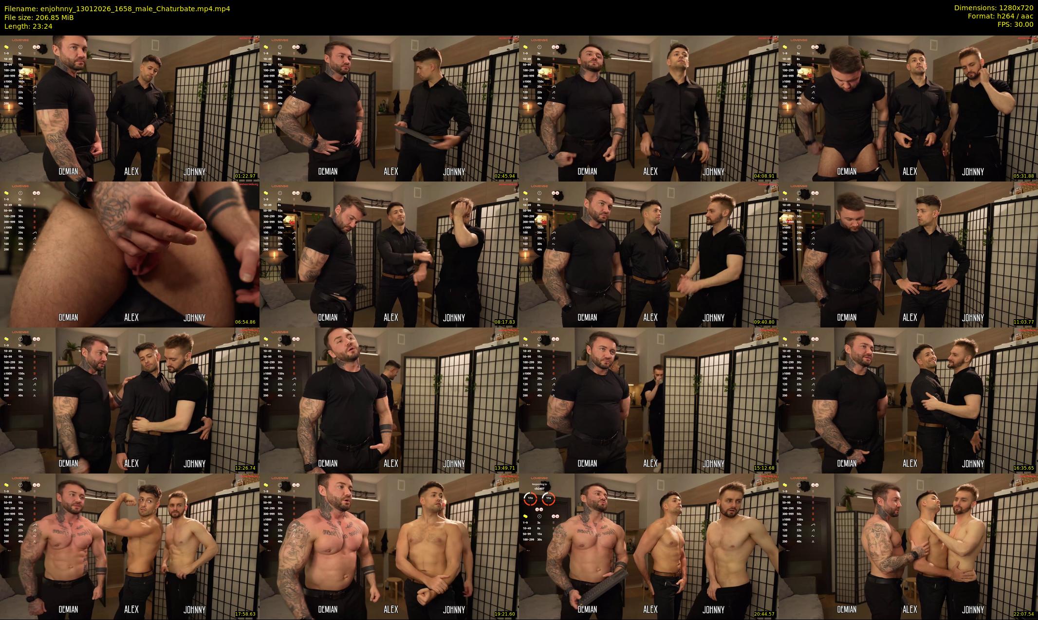 enjohnny — 24 minute Chaturbate male cam show recording, 720p, Jan 13, 2026