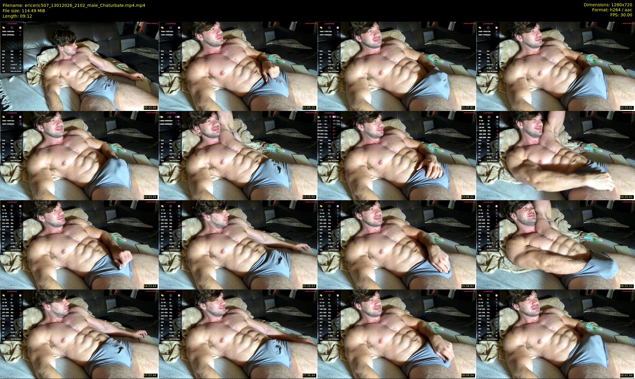 ericeric507 — 10 minute Chaturbate male cam show recording, 720p, Jan 13, 2026