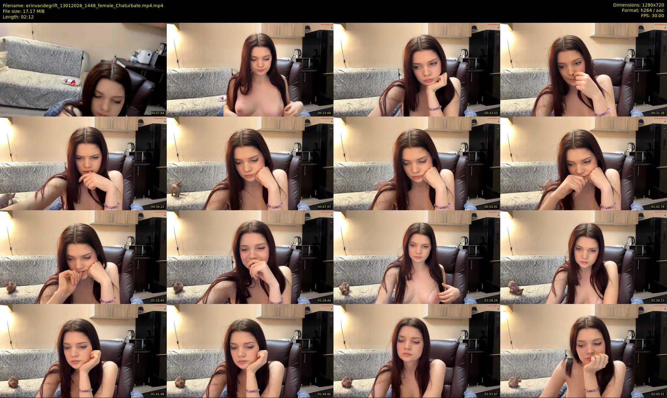 erinvandegrift — 3 minute Chaturbate female cam show recording, 720p, Jan 13, 2026