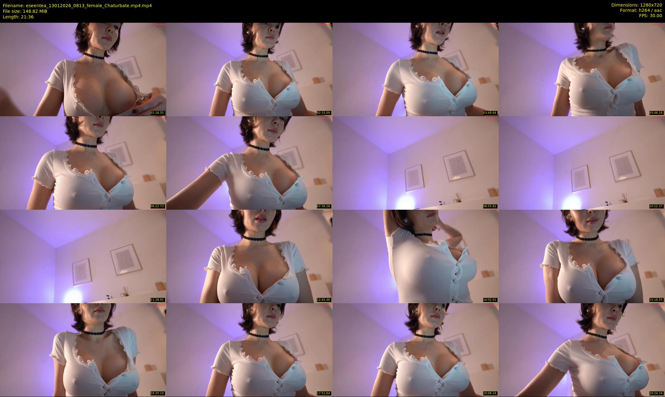eseentea — 22 minute Chaturbate female cam show recording, 720p, Jan 13, 2026