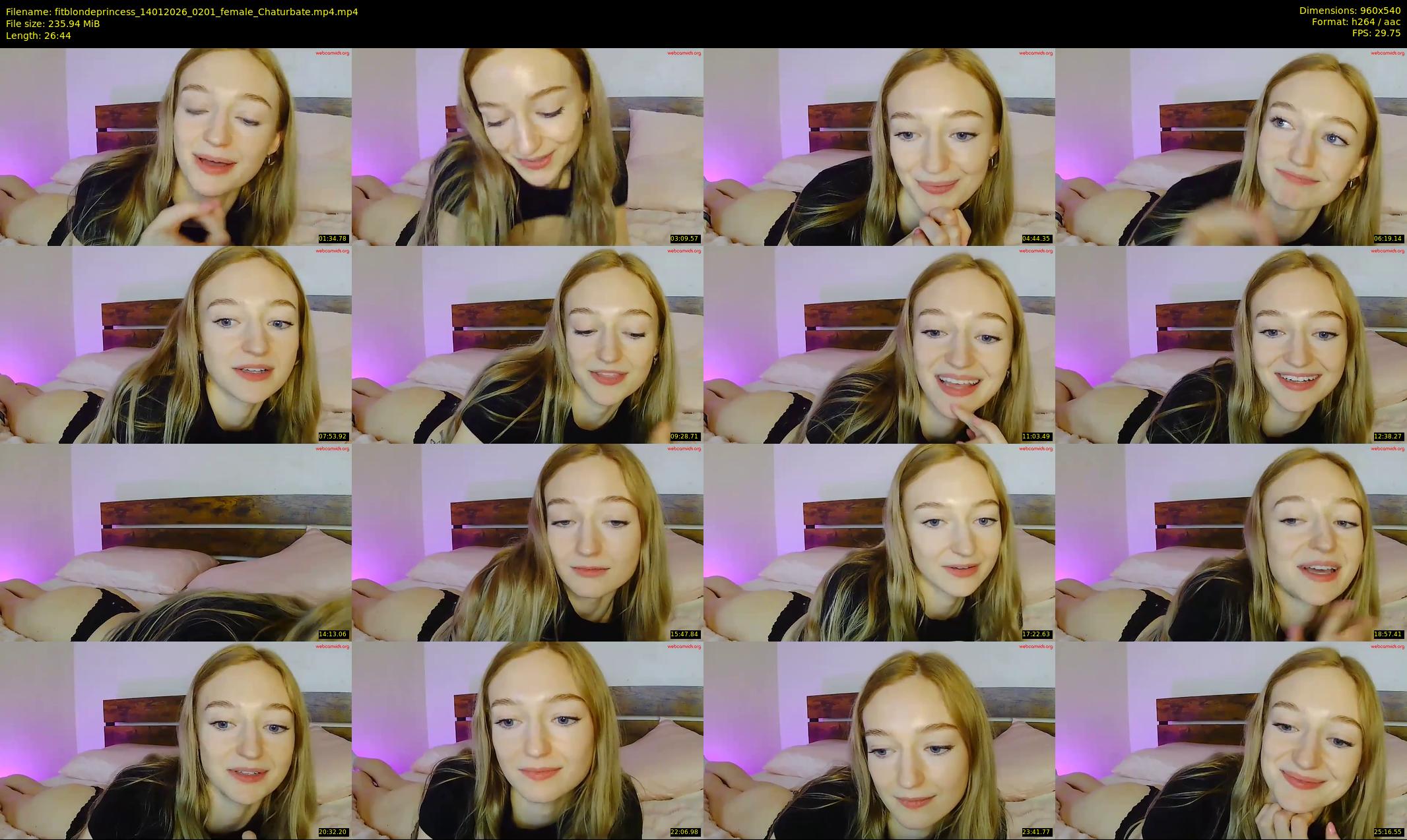 fitblondeprincess — 27 minute Chaturbate female cam show recording, 480p, Jan 14, 2026
