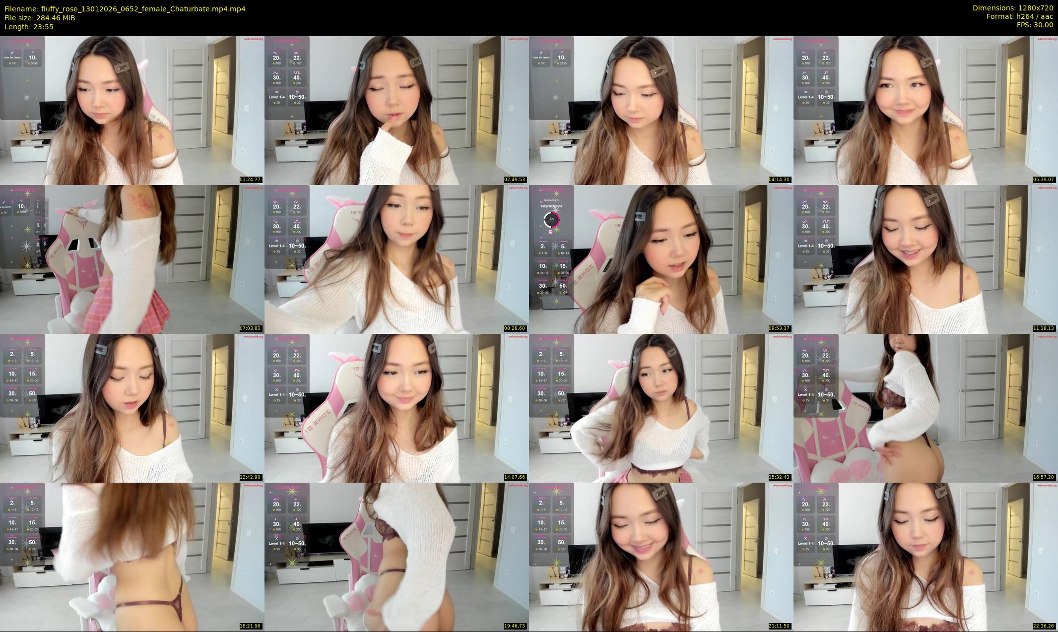fluffy_rose — 24 minute Chaturbate female cam show recording, 720p, Jan 13, 2026