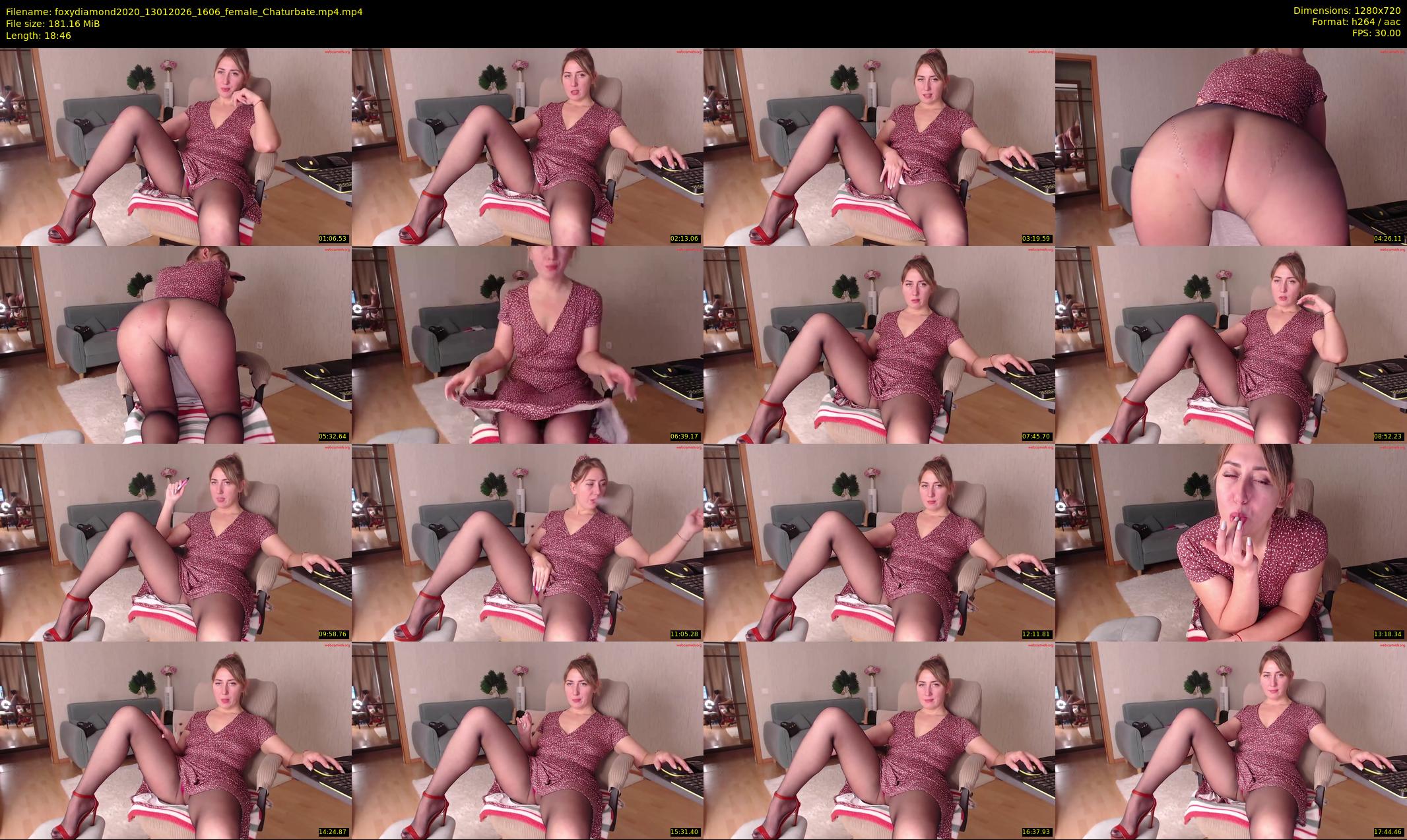 foxydiamond2020 — 19 minute Chaturbate female cam show recording, 720p, Jan 13, 2026