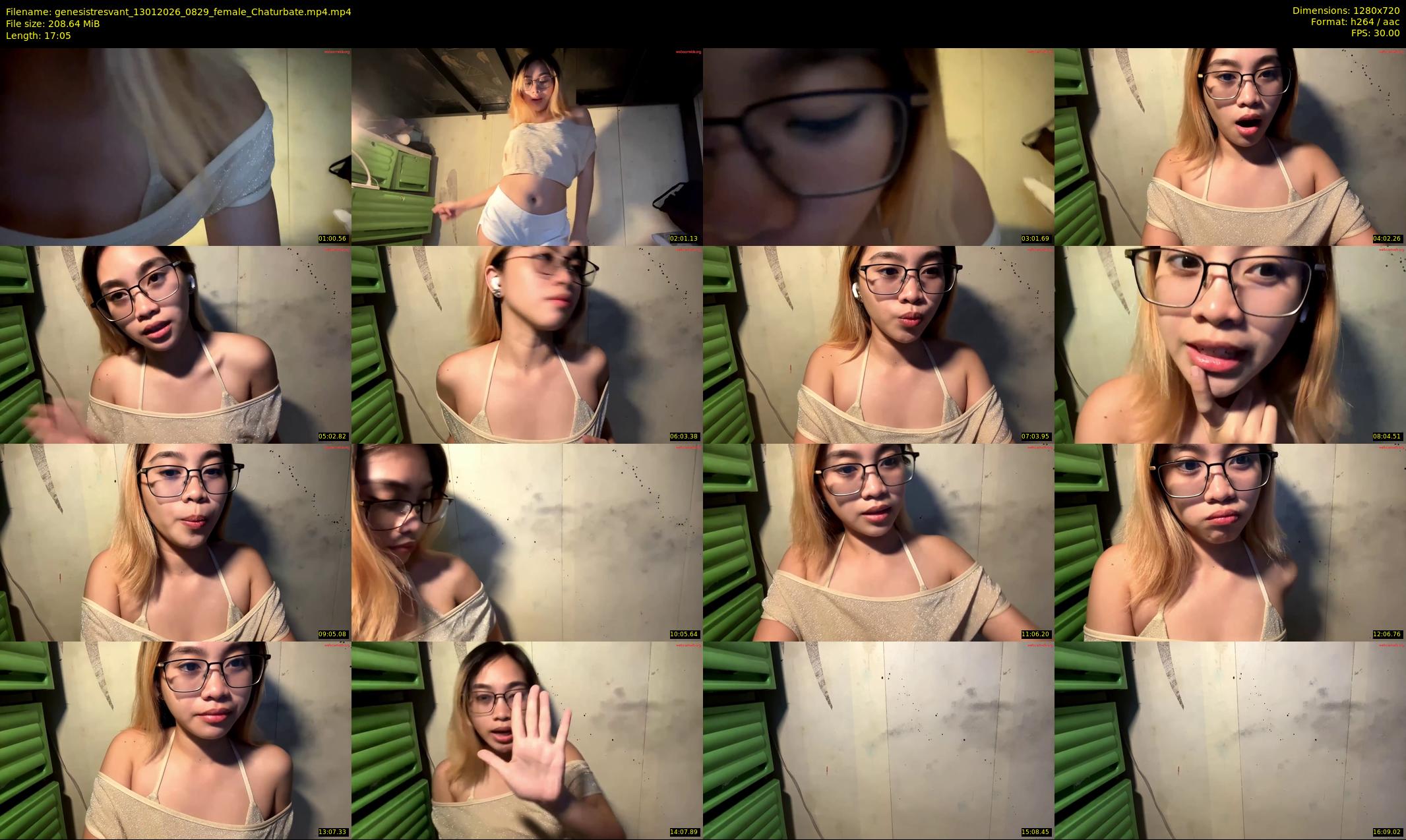 genesistresvant — 18 minute Chaturbate female cam show recording, 720p, Jan 13, 2026