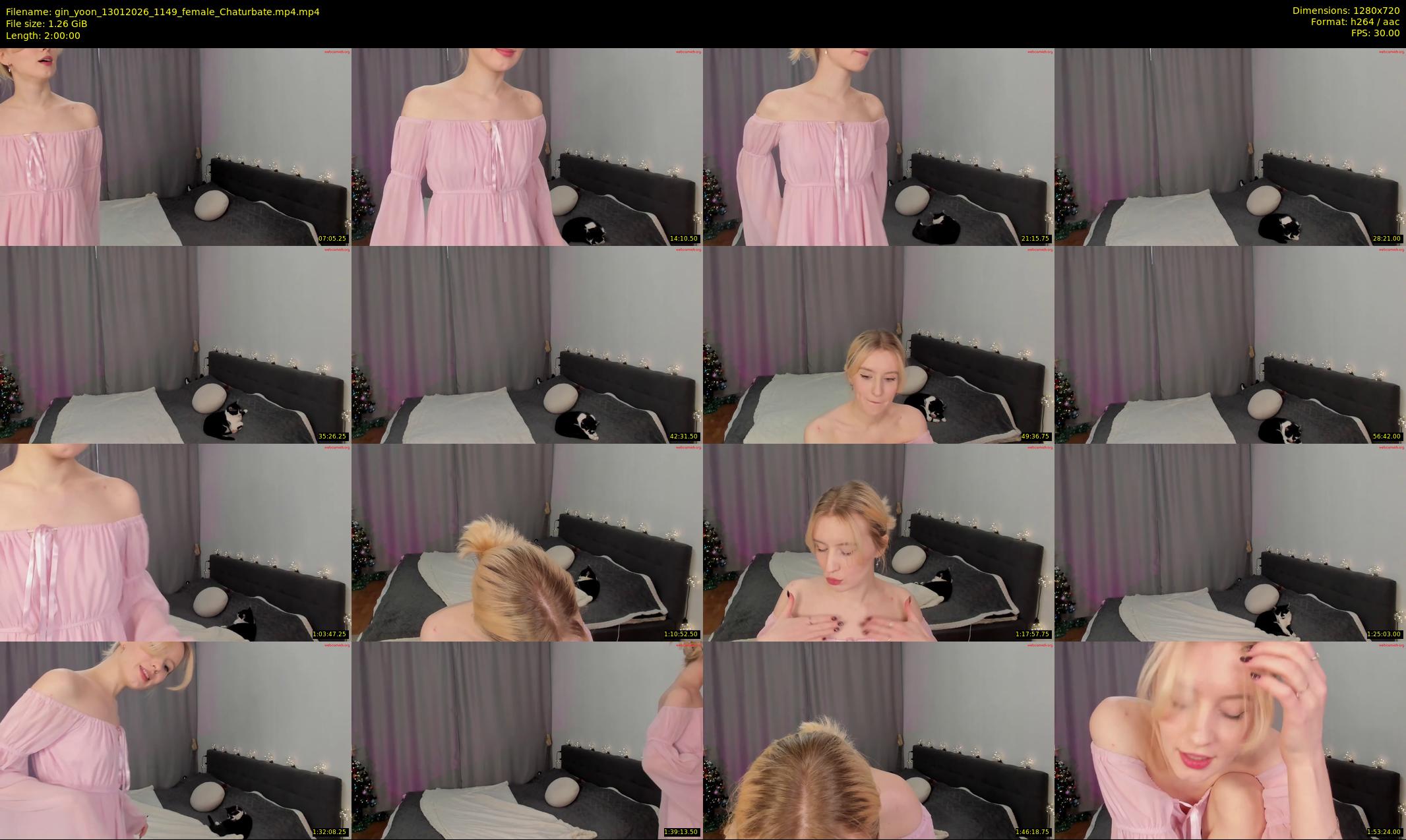 gin_yoon — 120 minute Chaturbate female cam show recording, 720p, Jan 13, 2026