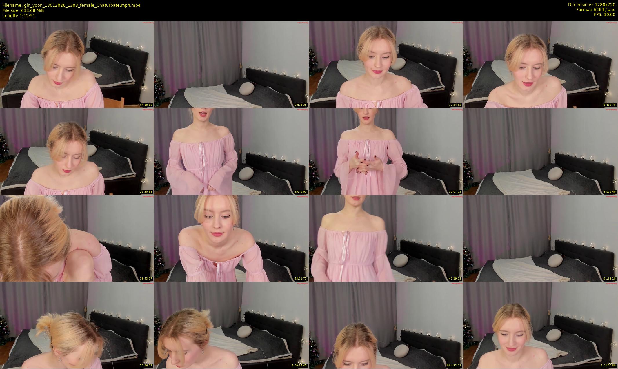 gin_yoon — 73 minute Chaturbate female cam show recording, 720p, Jan 13, 2026