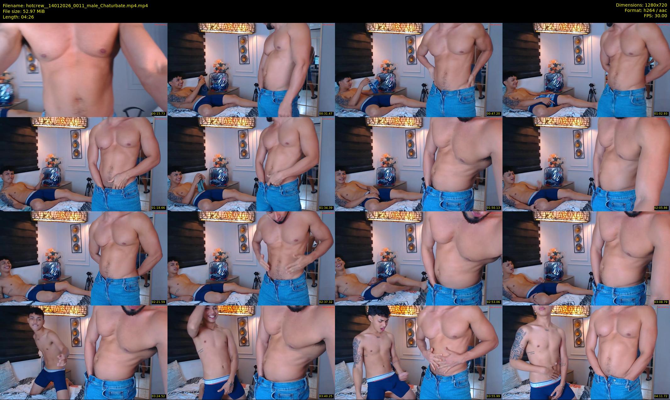 hotcrew_ — 5 minute Chaturbate male cam show recording, 720p, Jan 14, 2026